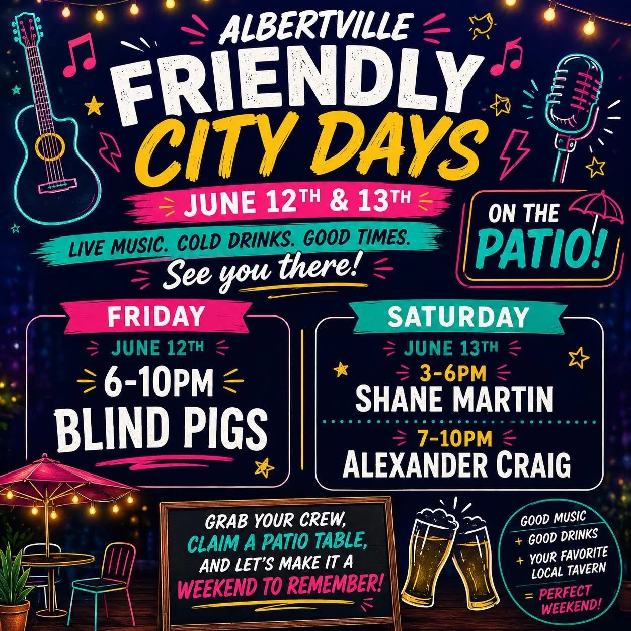 Blind Pigs - Albertville Friendly Days Music