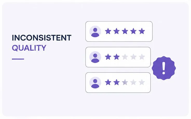 Inconsistent quality
