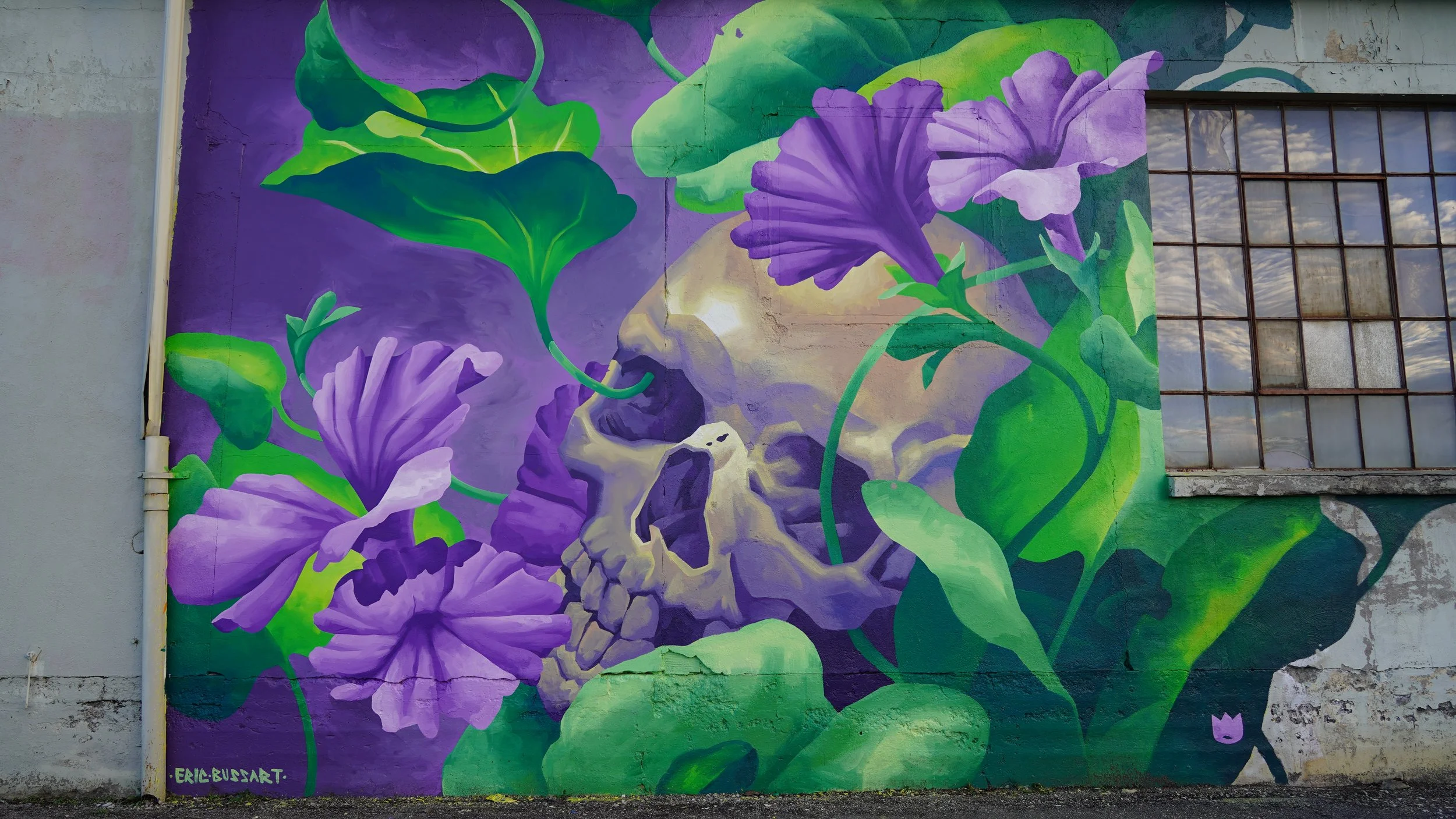 Muralist: Eric Bussart /
Photographer: Shira Evergreen