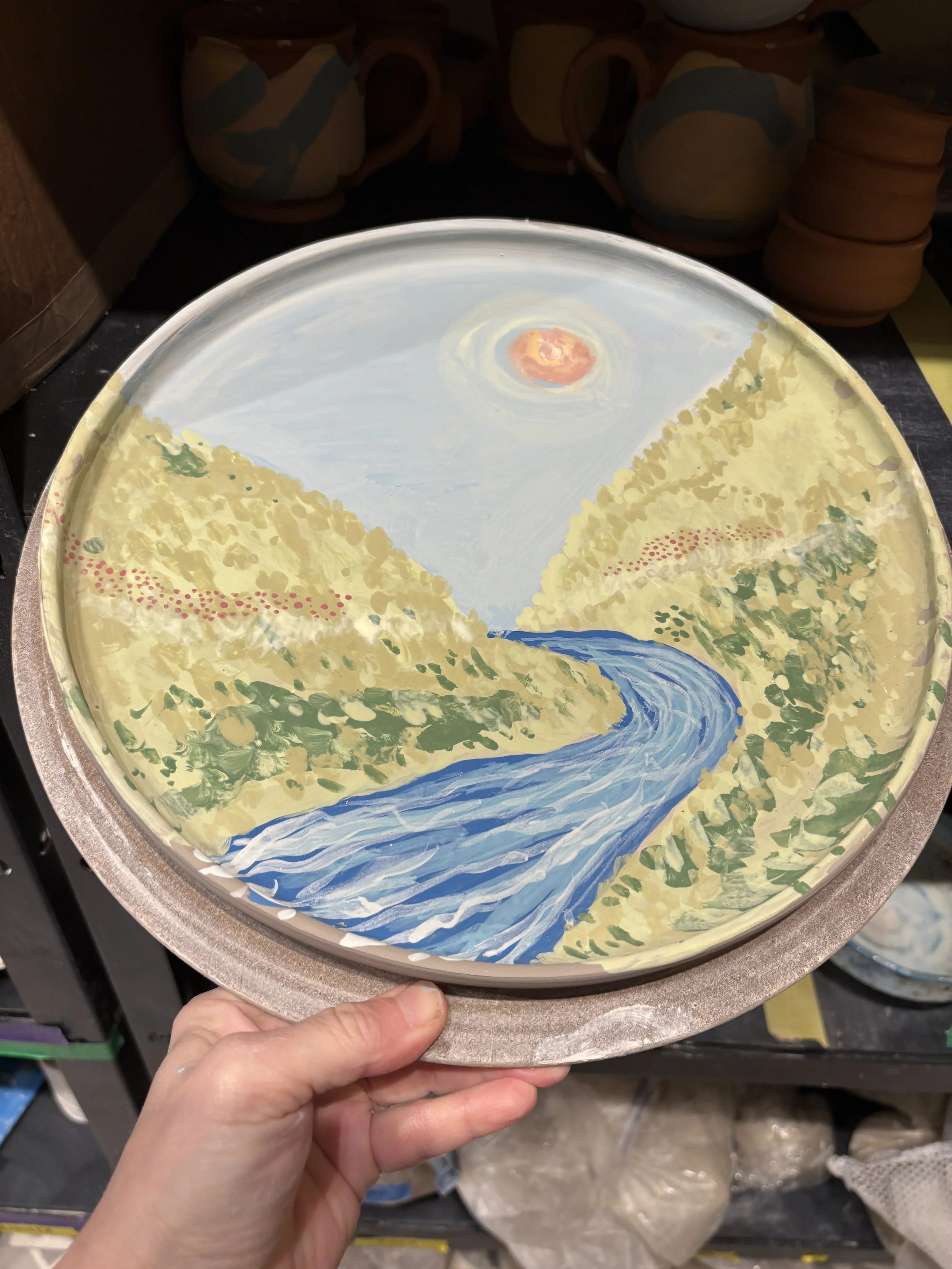 Landscape Plates - Carving & Painting, 3/21/26, 10AM-12PM