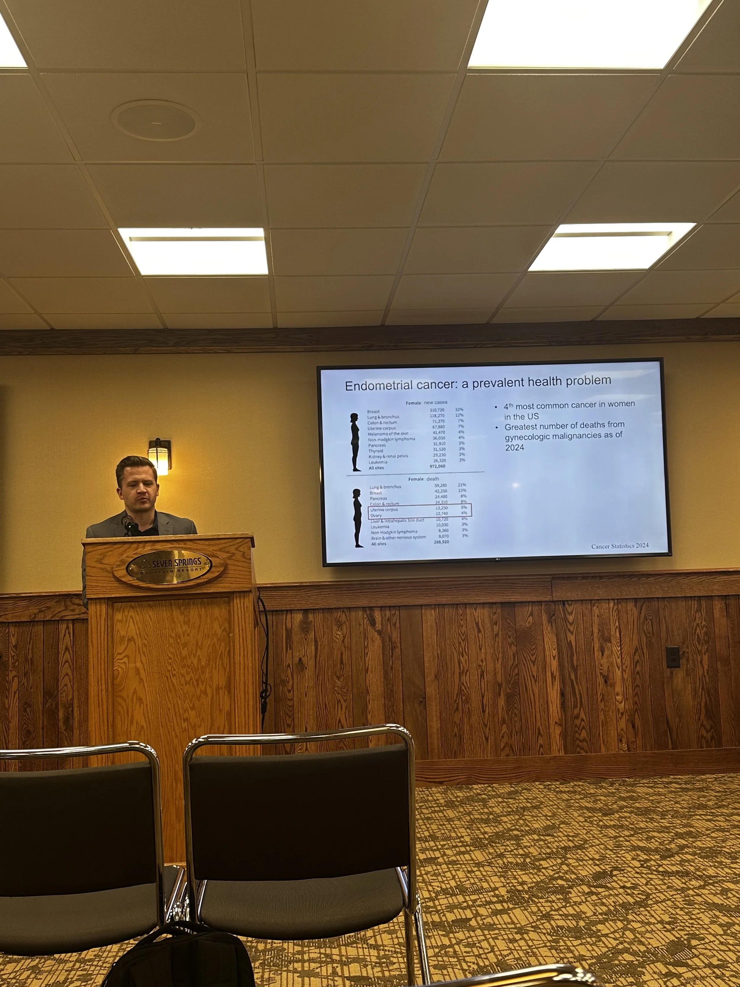 Mike Wilson presenting at the Translational Research Cancer Centers Consortium 2026 meeting