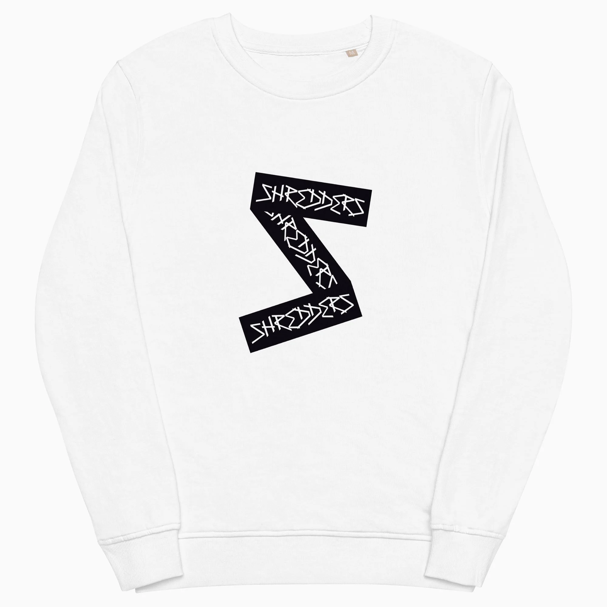 Shredders Sticker Crewneck White