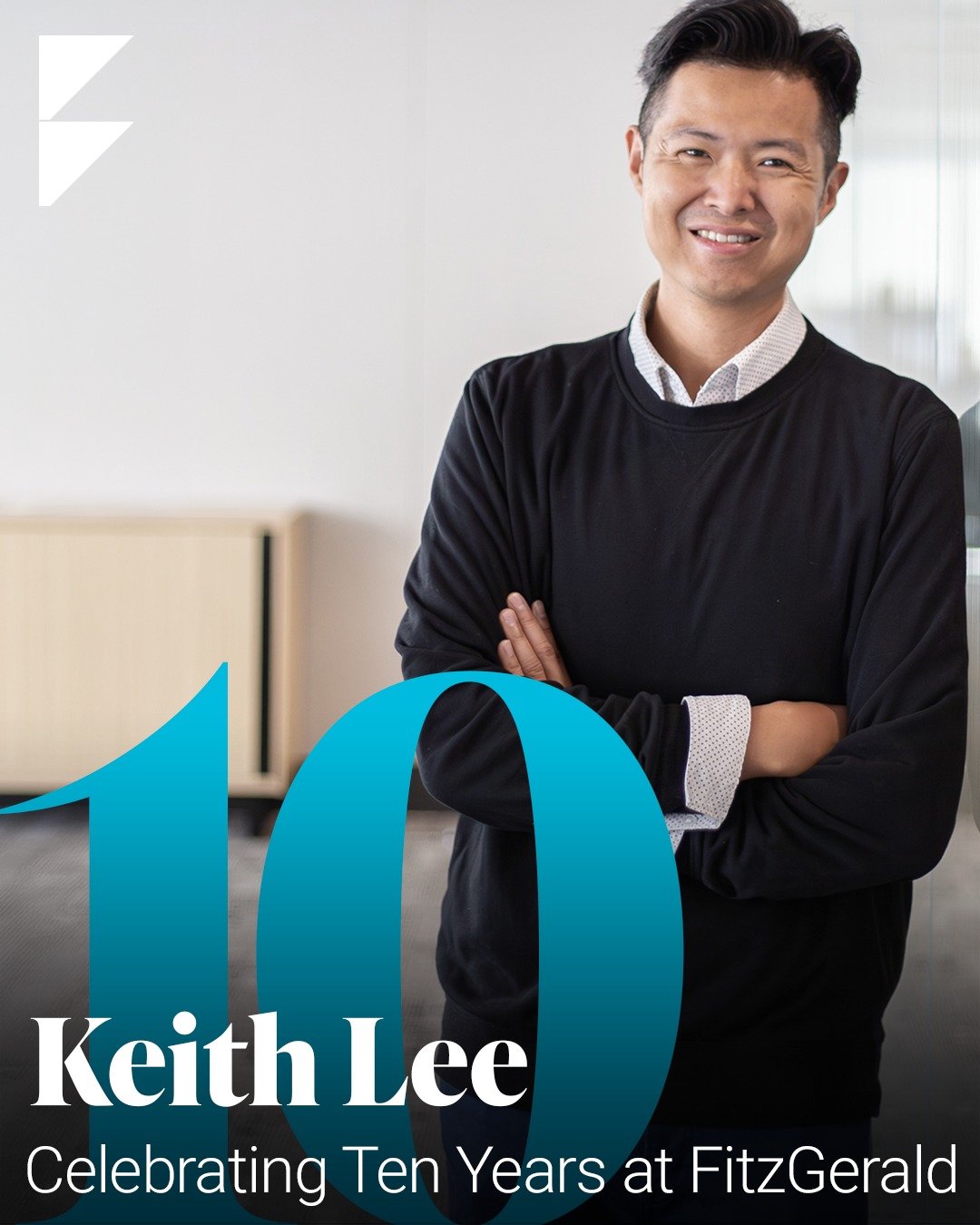 Today, we recognize Keith Lee, Managing Associate, in celebration of his 10-year Fitz-versary.

Keith is widely respected for the clarity and insight he brings to the design process. With exceptional analytical skill and design talent, he plays a key