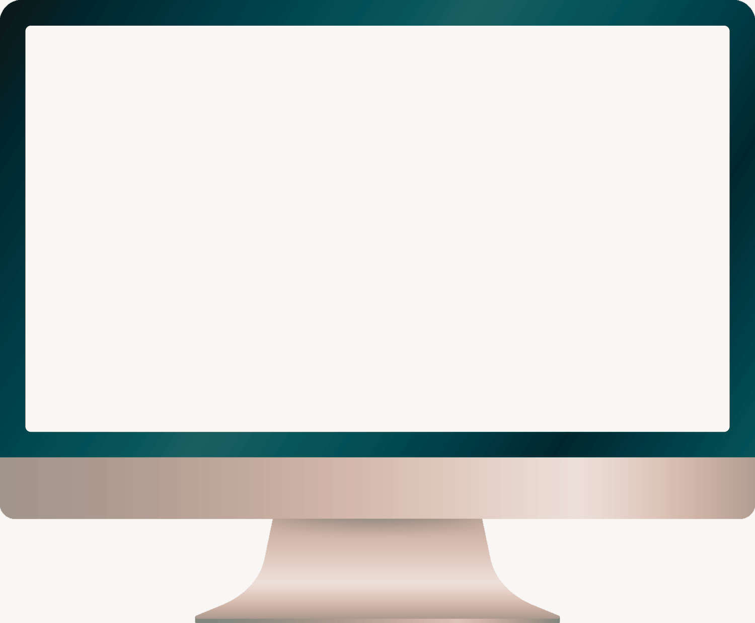 computer screen to showcase copywriting portfolio