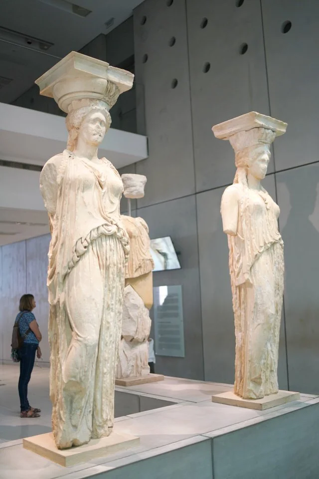 Korai Maidens, Supporting Caryatids