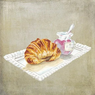 Croissant and Jam