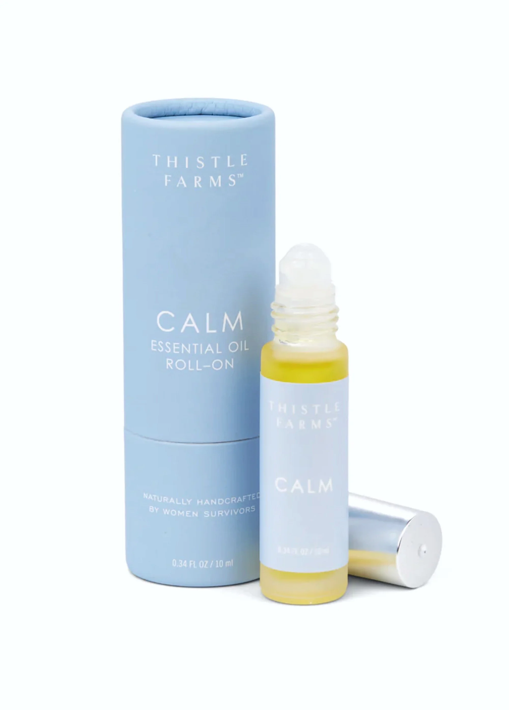 Balance + Calm 100% Essential Oil Roll On Fragrances | Made By Empowered Women Survivors at Thistle Farms Nonprofit