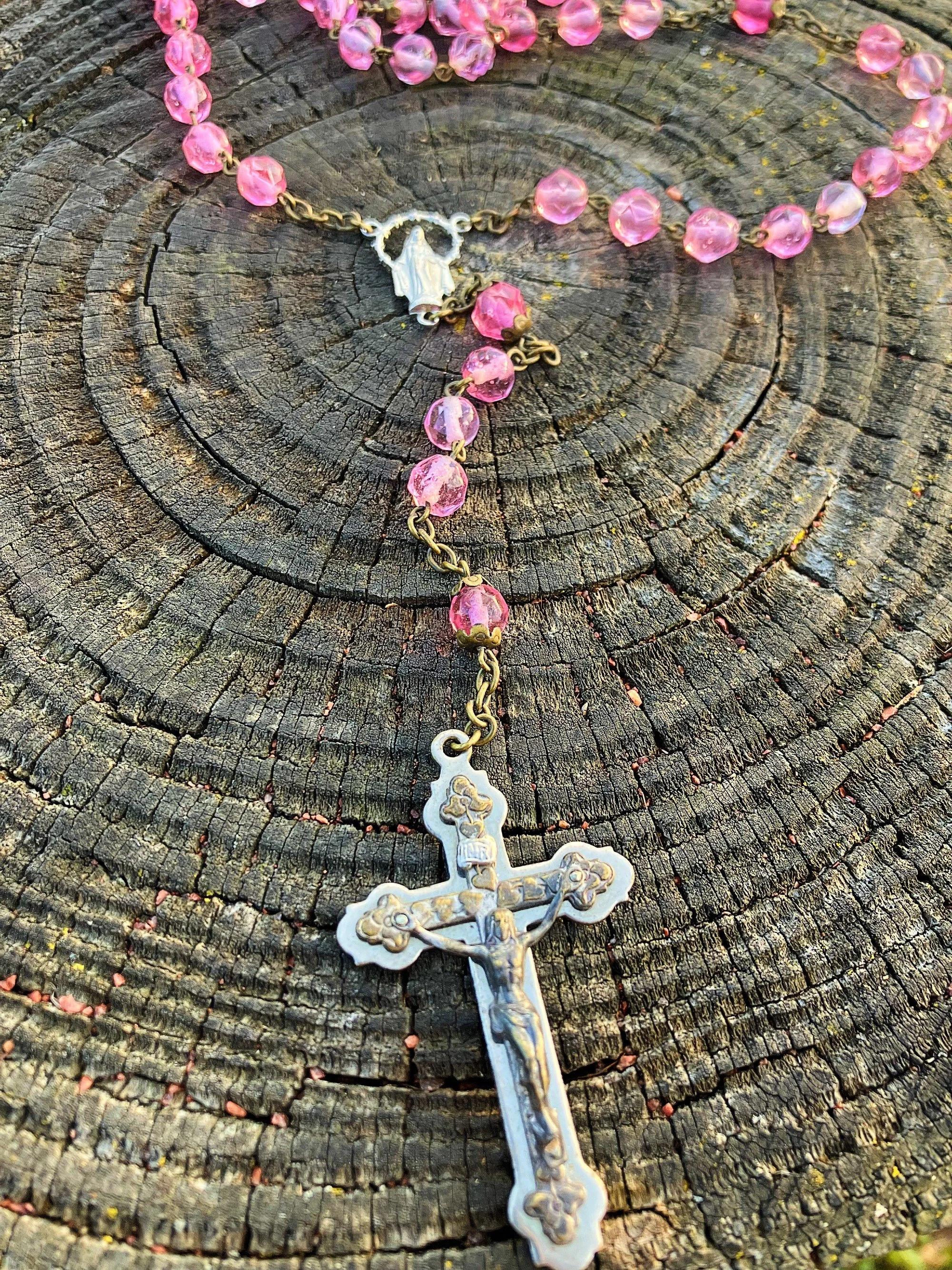 Vintage + Antique Catholic Rosaries Collection | Vatican Devotional Prayer Beads | Religious Heirloom Jewelry