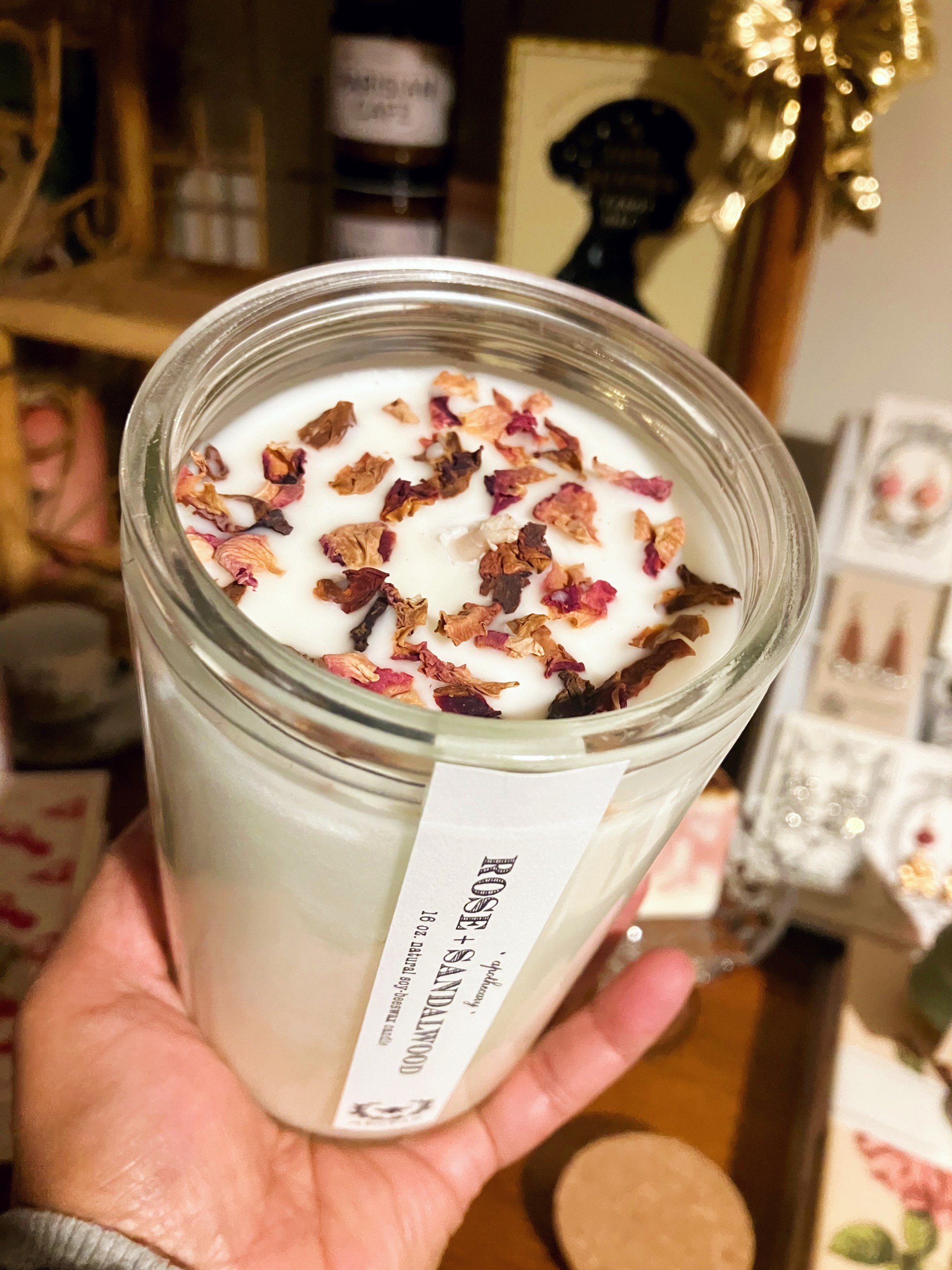 Eco Luxury Rose Spa Gift | Apothecary Candle, Artisan Soap,  Tea + 1950s Teacup, Jane Austen Love & Friendship Book—an elegant, sustainable self-care ritual