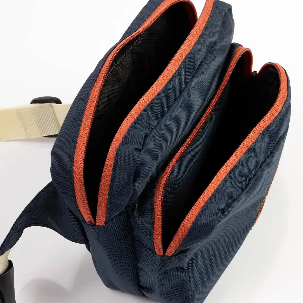 Modern Recycled Nylon Hands-Free Crossbody Bag + Hip Pack | Sleek Modern Eco-Friendly Everyday + Trail Sling