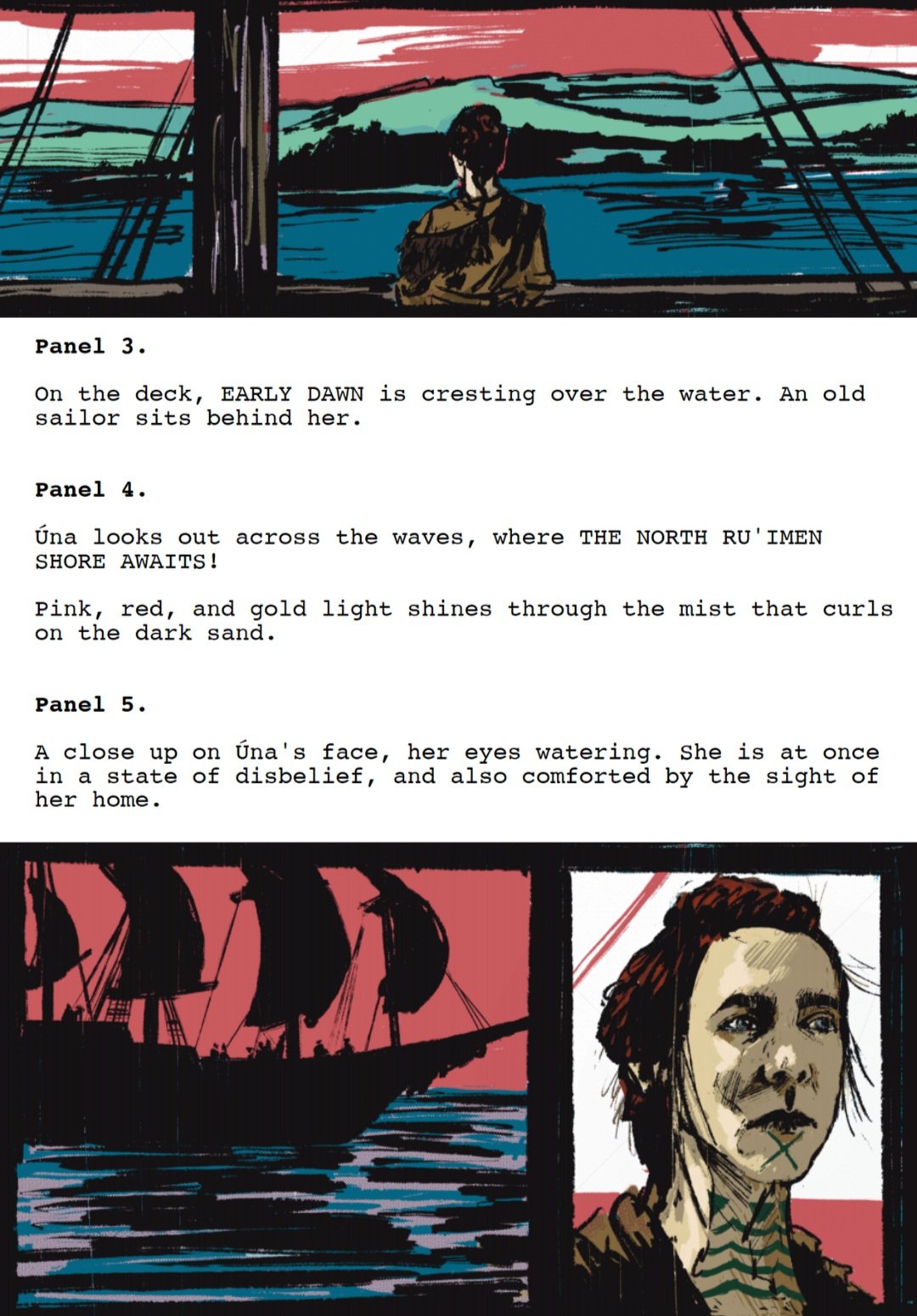 Script/comic comparison