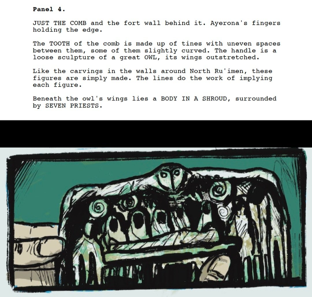 Script/comic comparison