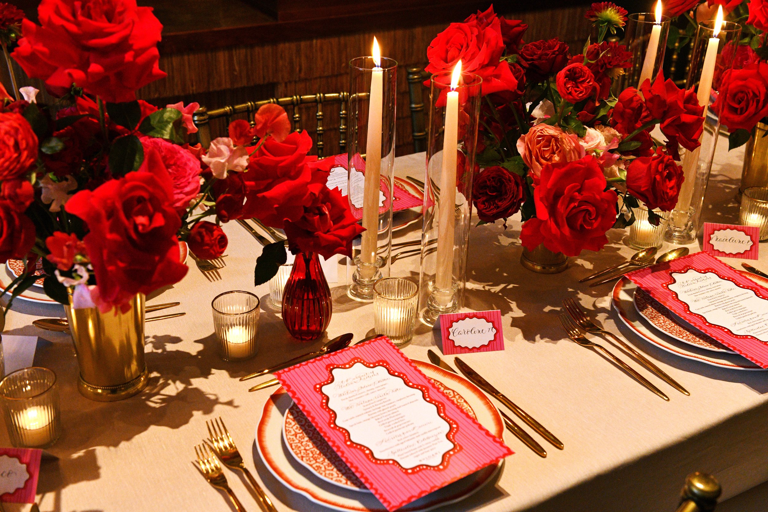 Pink and Red Bvlgari Table Flowers.JPEG