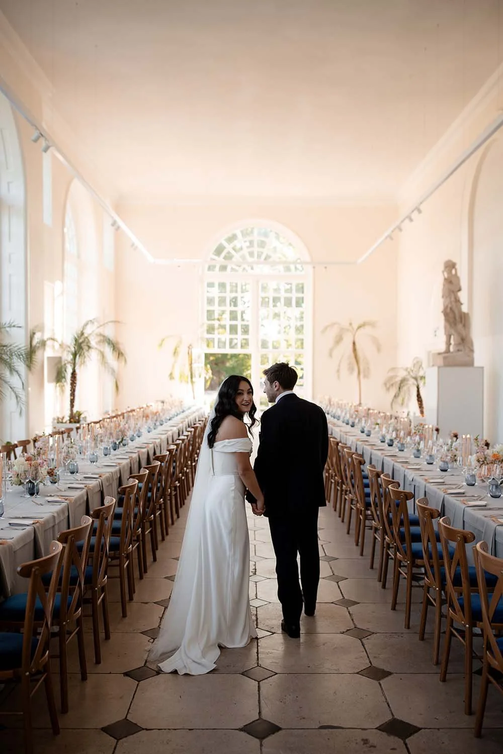 Kew Gardens Wedding Nash Conservatory Long Tables.jpg
