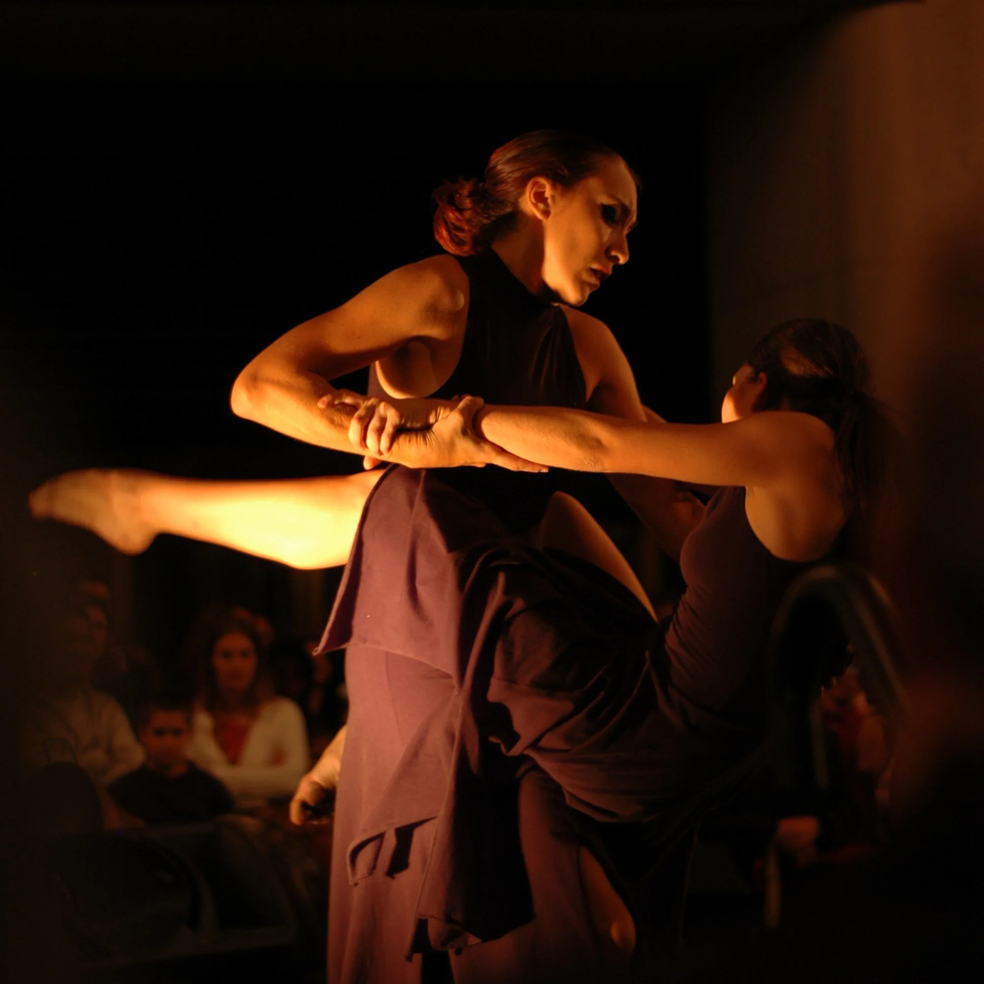 Brazilian dancers performing. Manhattan. 2004.