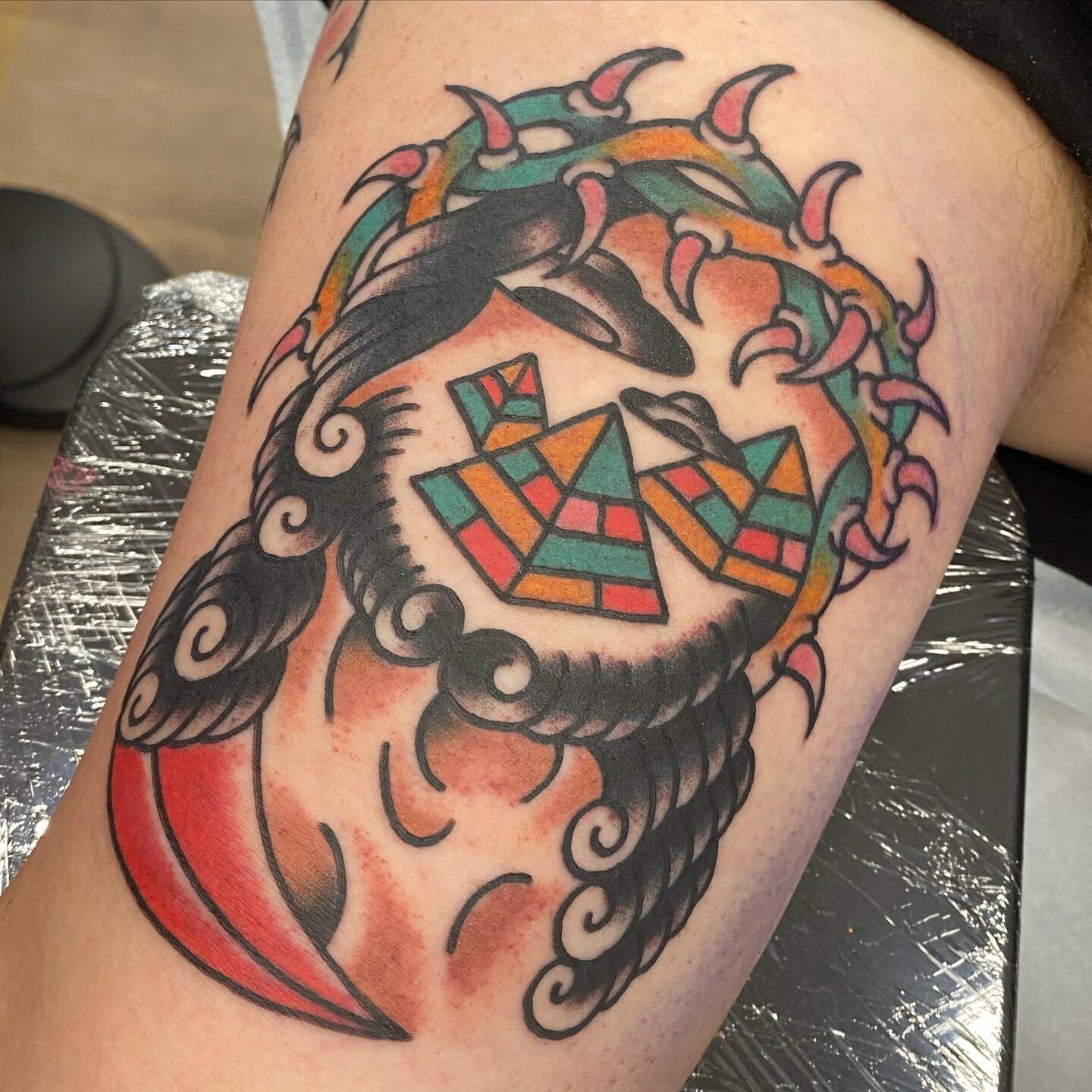 Thanks @issa_drag #tattoo #michigan #kalamazoomachine