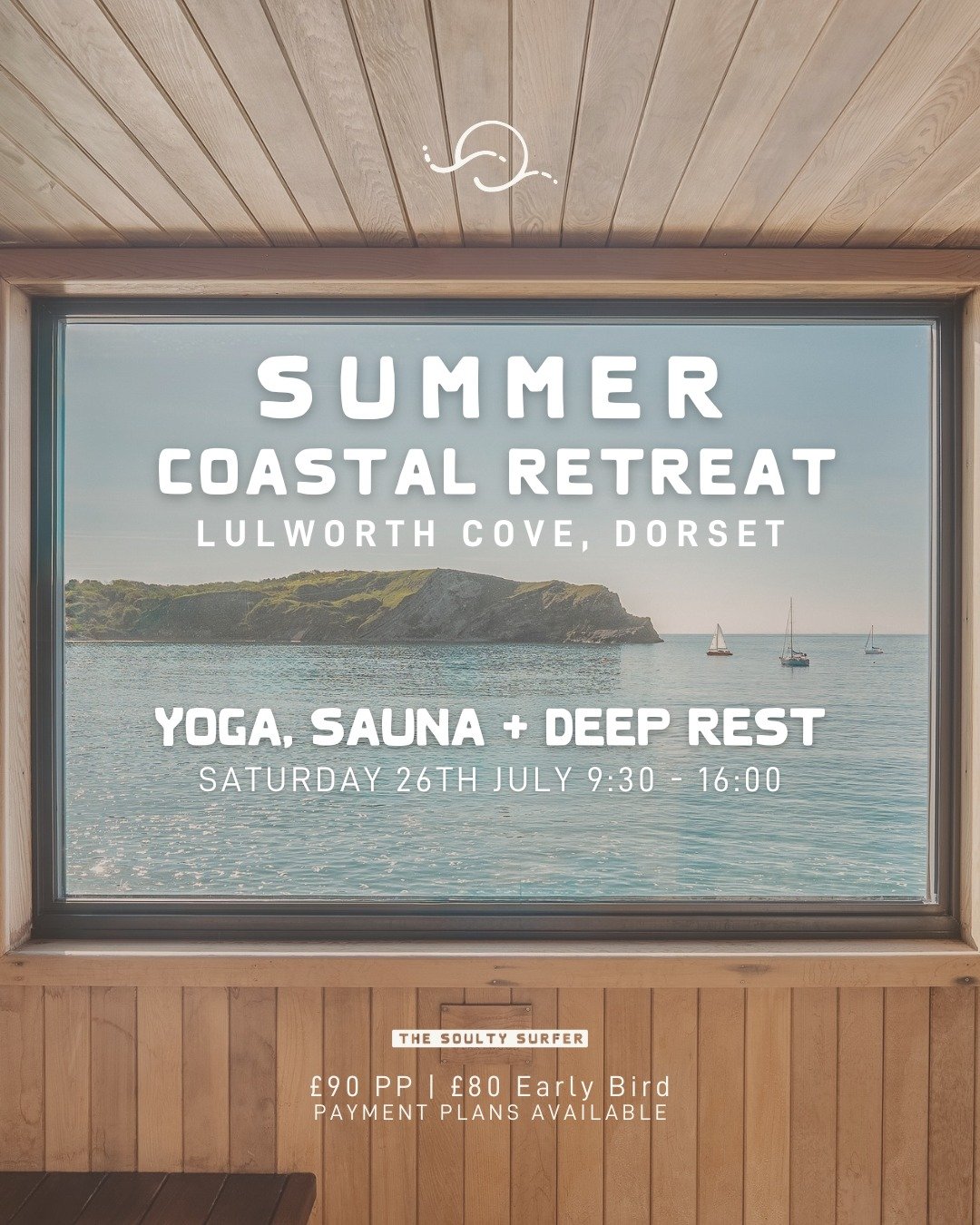 LULWORTH RETREAT INC. SALTWATER SAUNA 🤍 // Breathe in. Soften. Come home to yourself

Join me for a nourishing Summer Coastal Retreat at Lulworth Cove. A day of slow movement, deep rest and the healing rhythm of hot and cold therapy by the ocean @sa