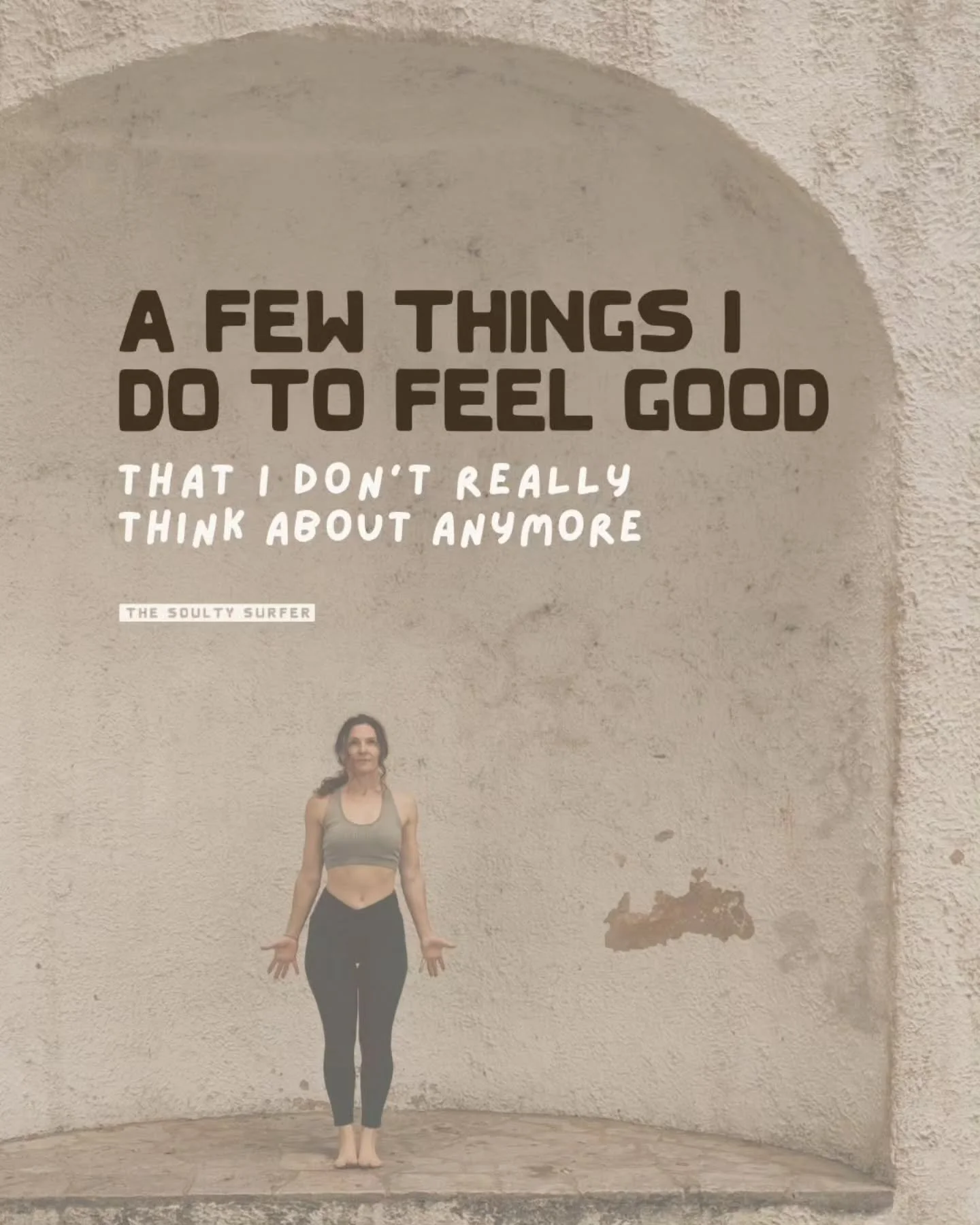 A few things I do to feel good 🌞 // Firstly... I'm not writing this because I'm super virtuous, have some groundbreaking answers, or think my way is the right way!

I've just found a few things over the years that help me connect to the best version