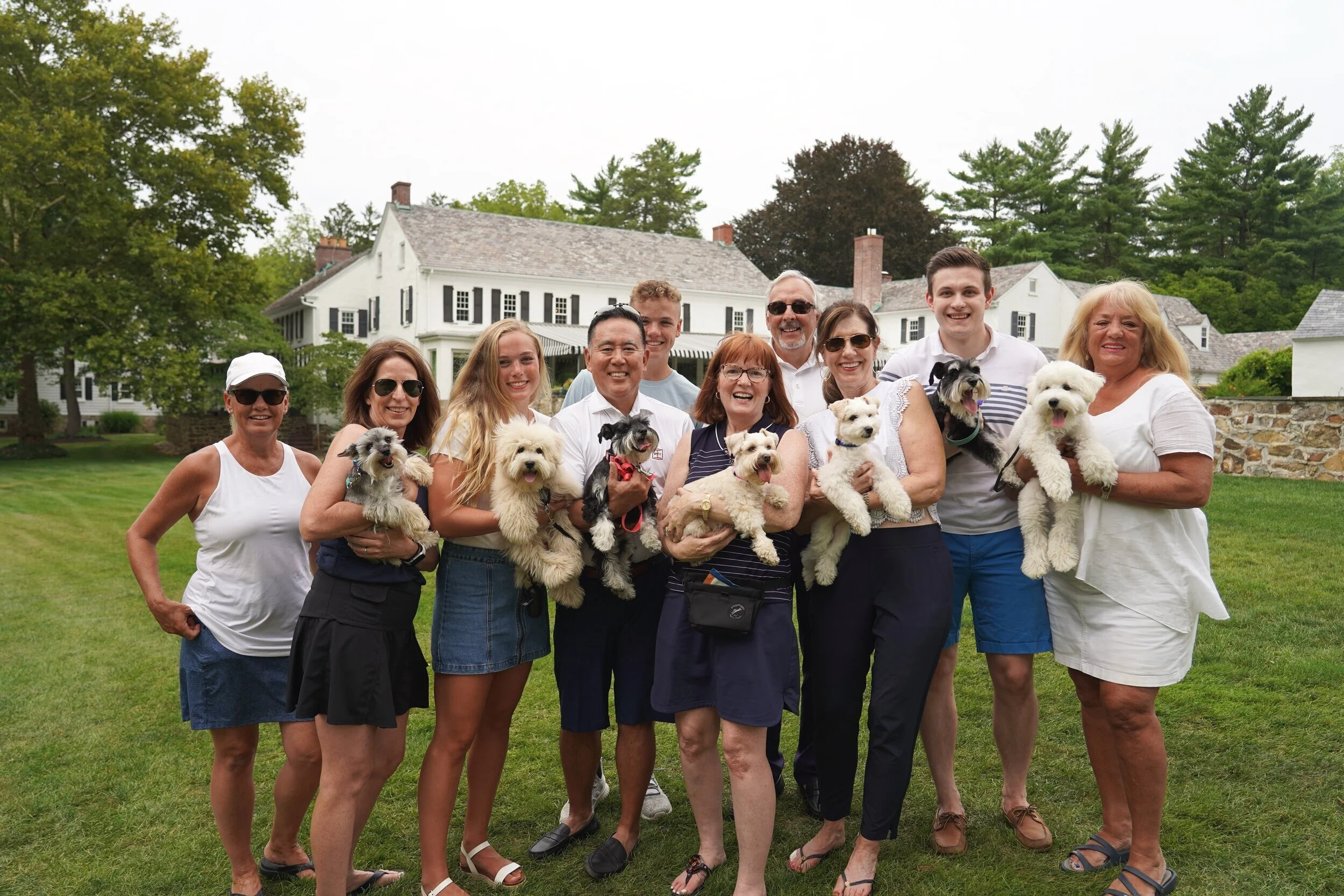 The SVCC Schnauzer family happily sharing our love for schnauzers