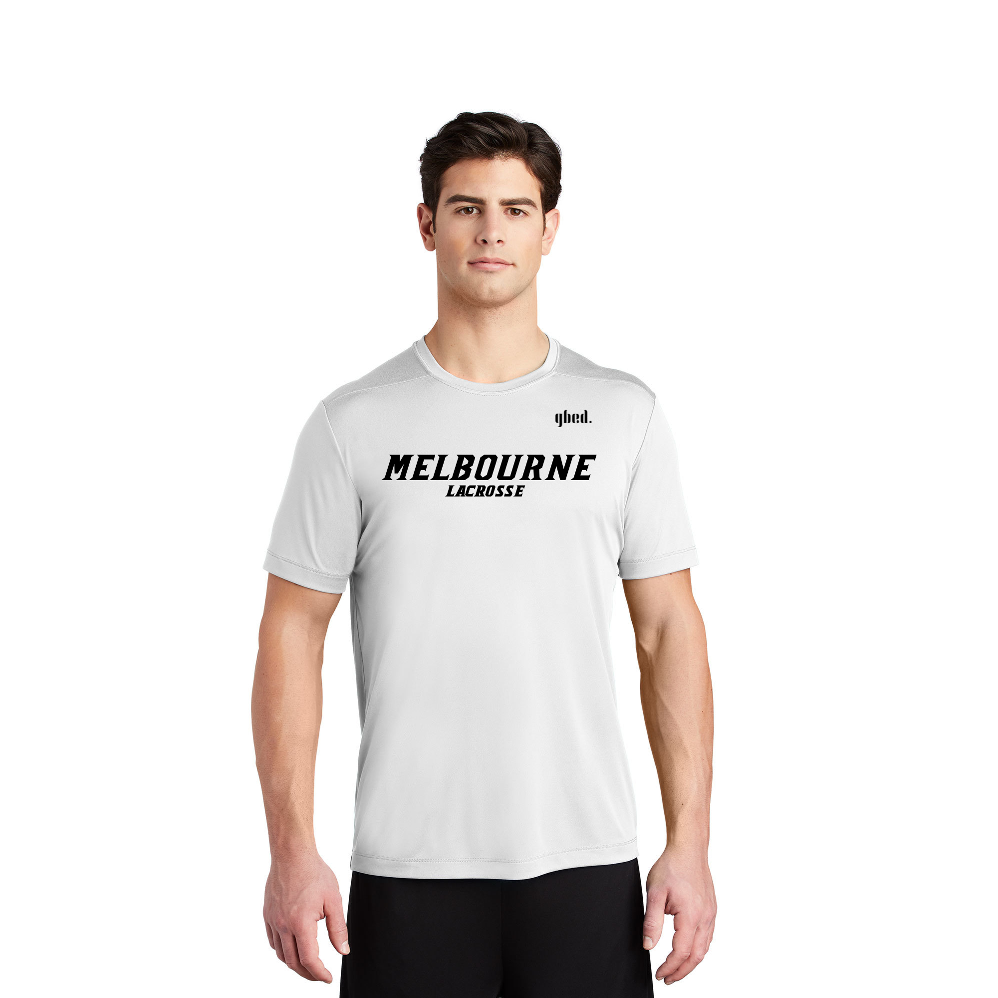 The Performance Tee - White - Melbourne Lacrosse