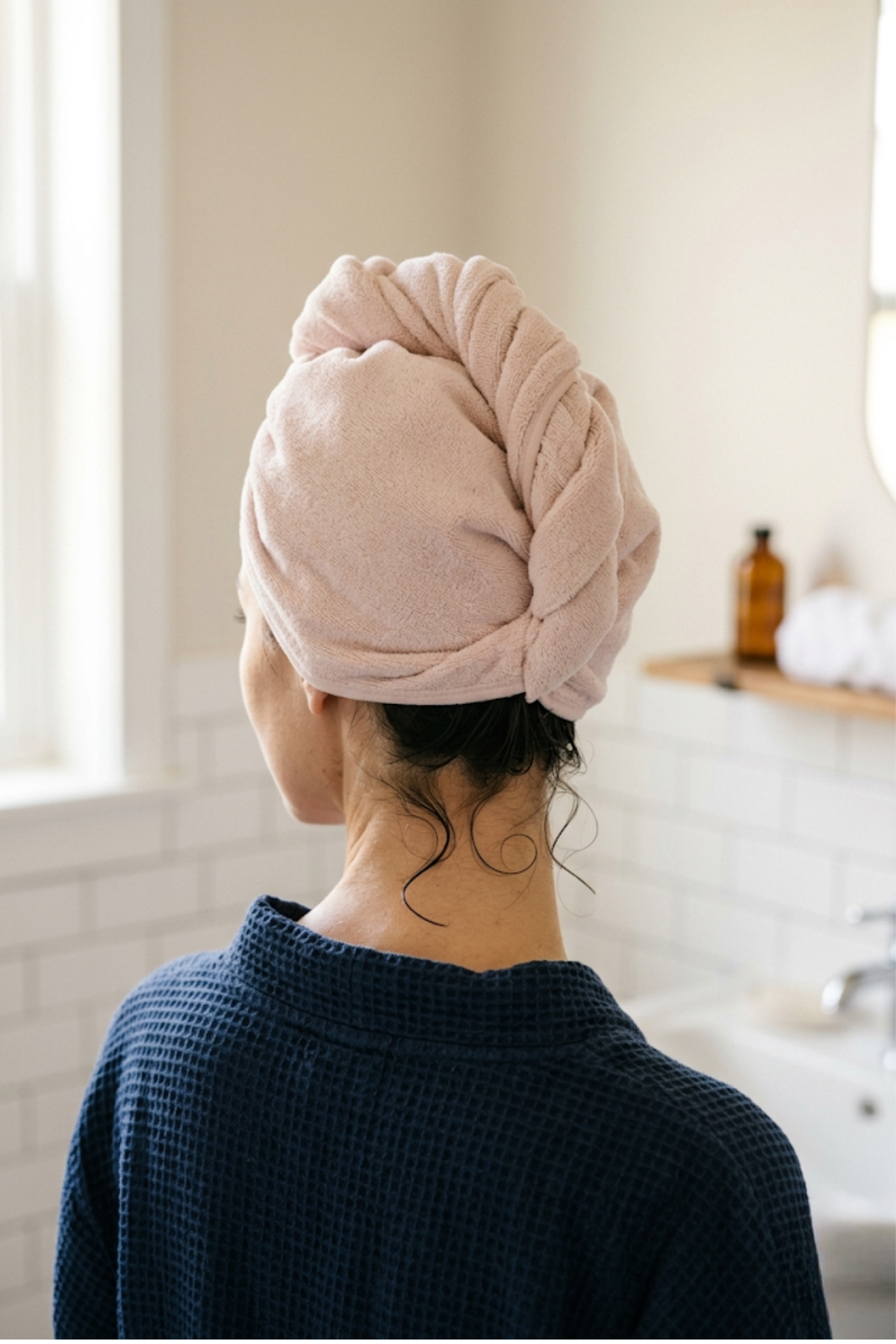 Start in the Shower to control humidity
