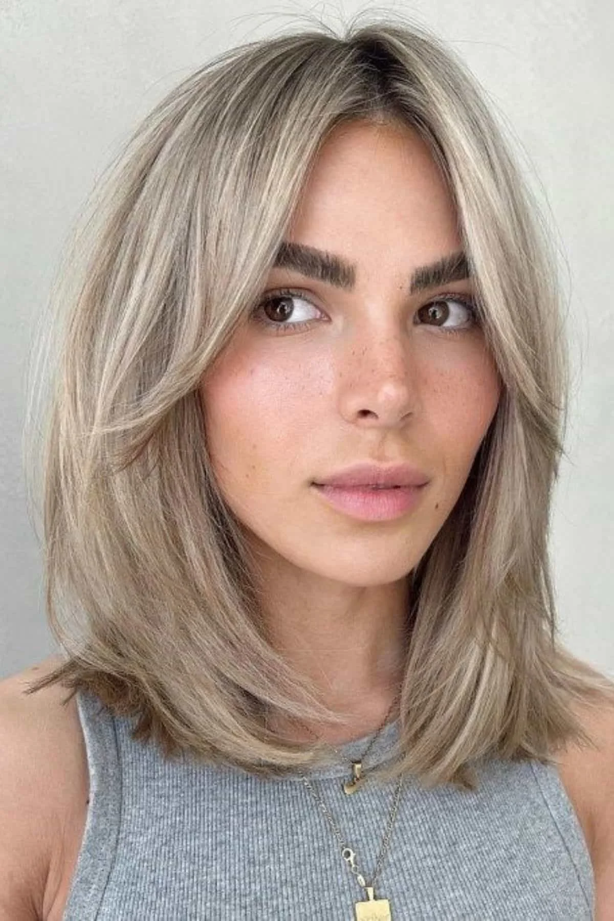 long bob with layers for thin hair
