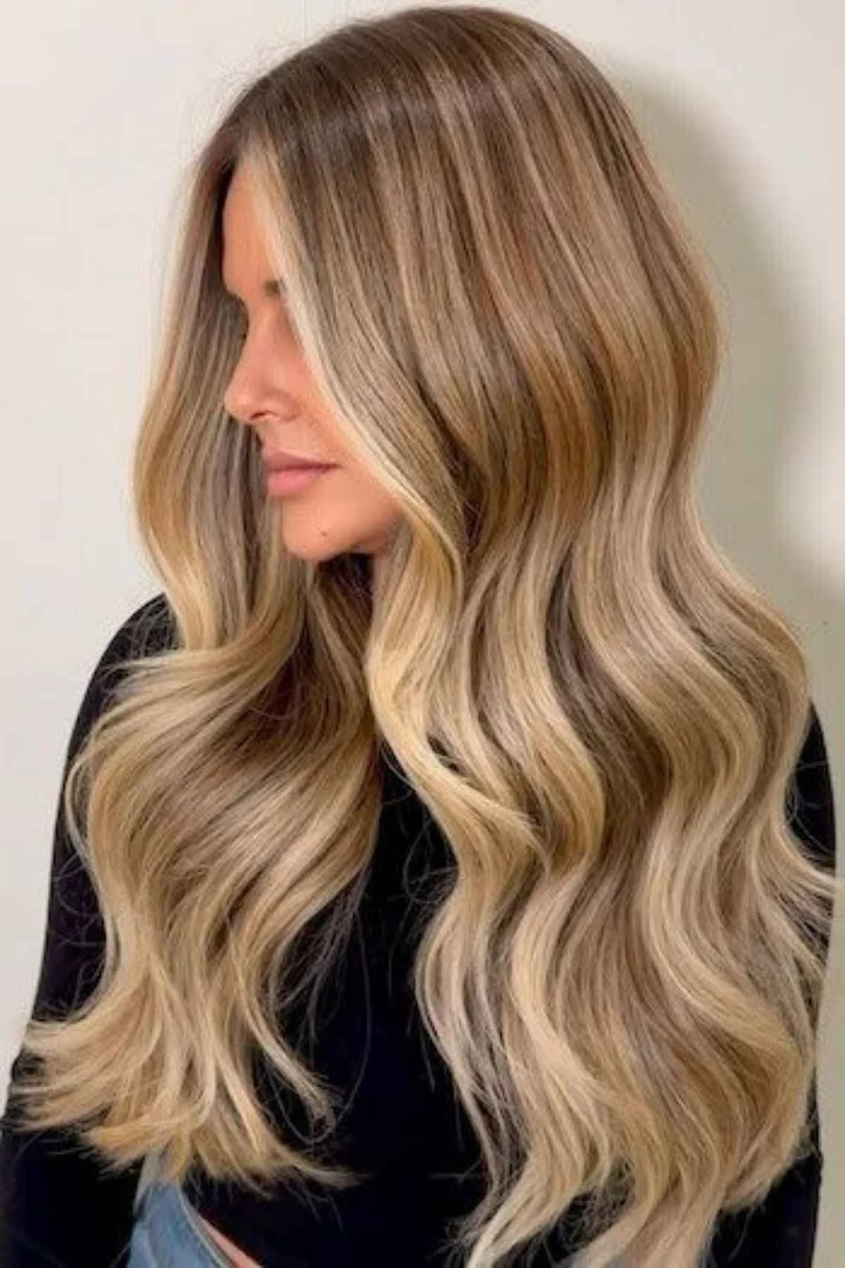 Sunlit Honey Blonde Hair