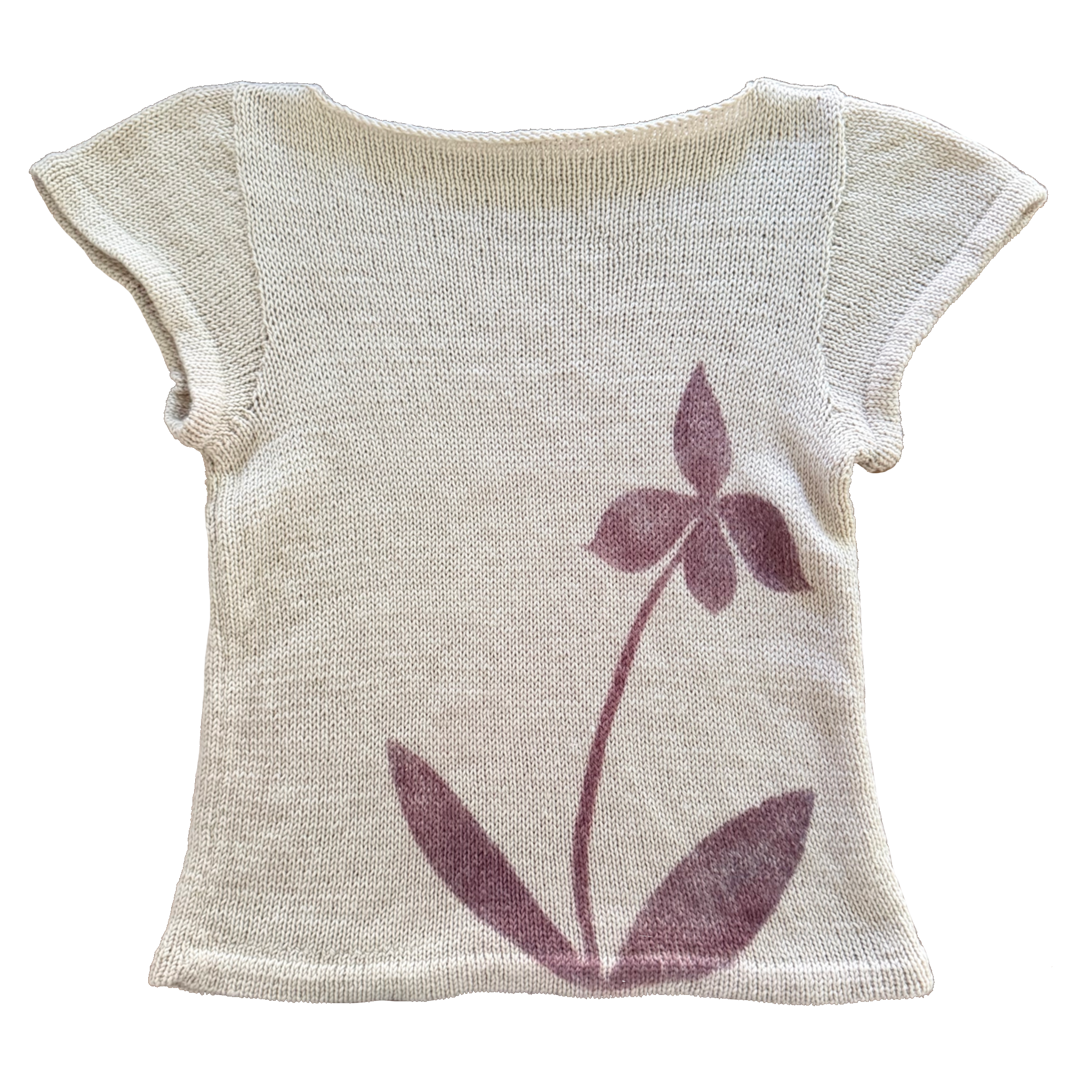 ORCHID TEE in nougat
