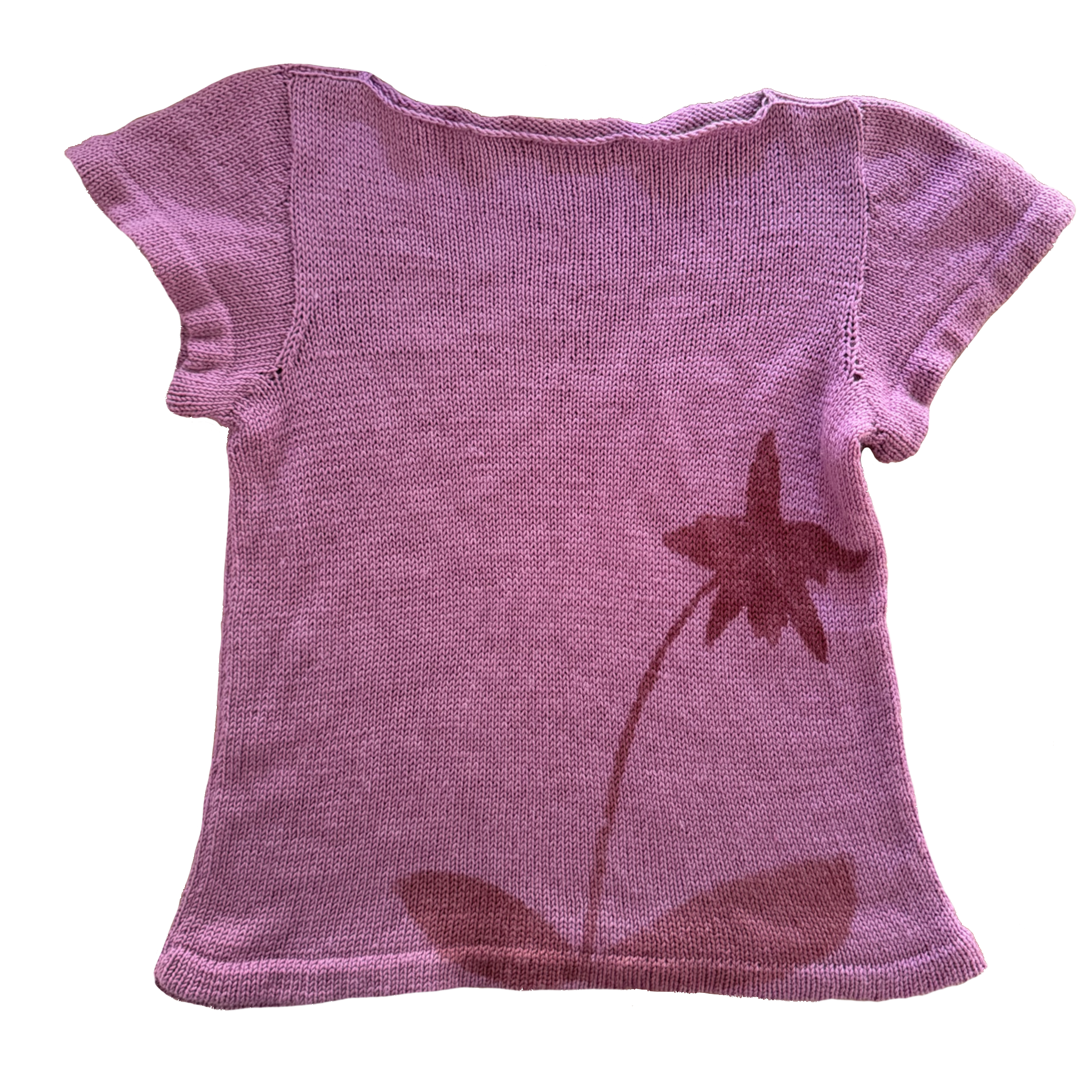 ORCHID TEE in plum