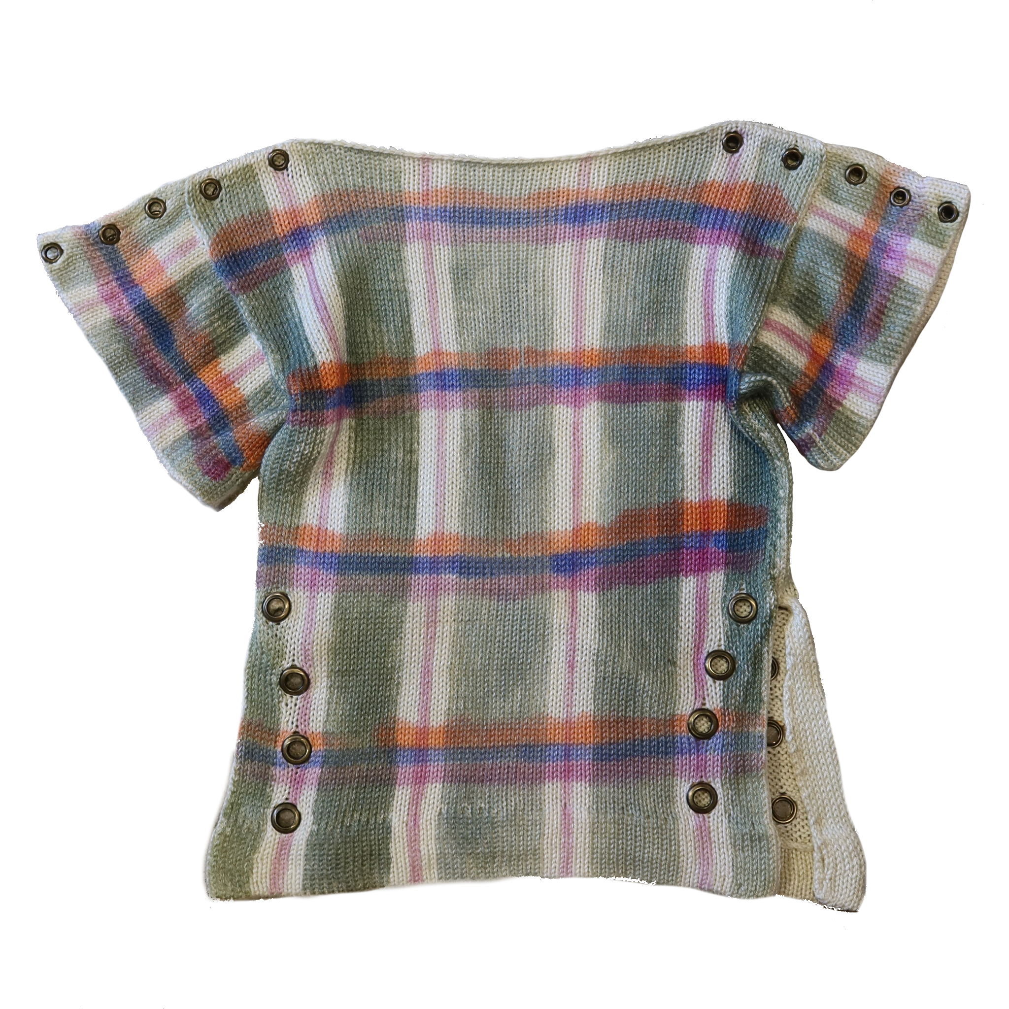 Plaid Tee in Sprout