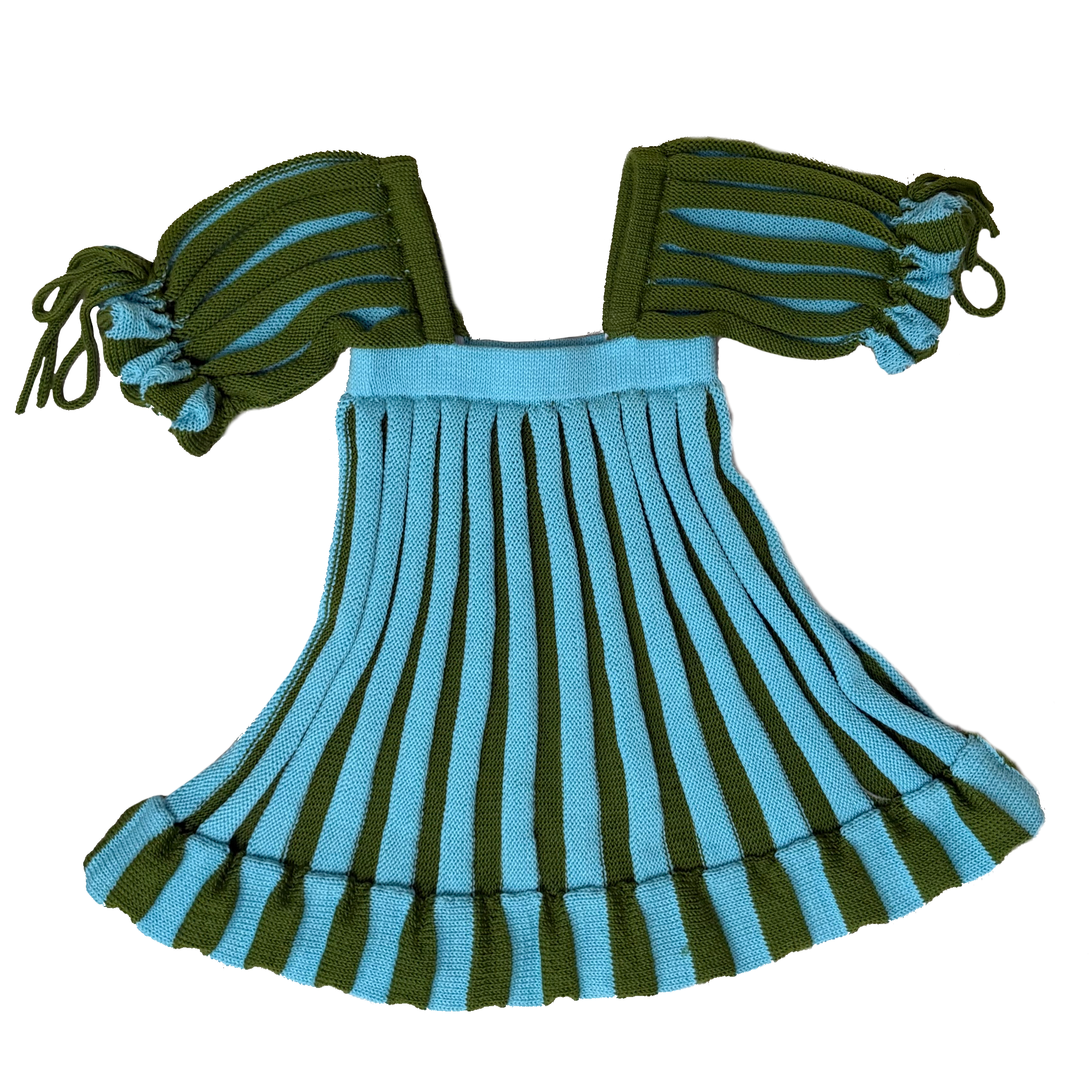 Mini Dress in Peacock