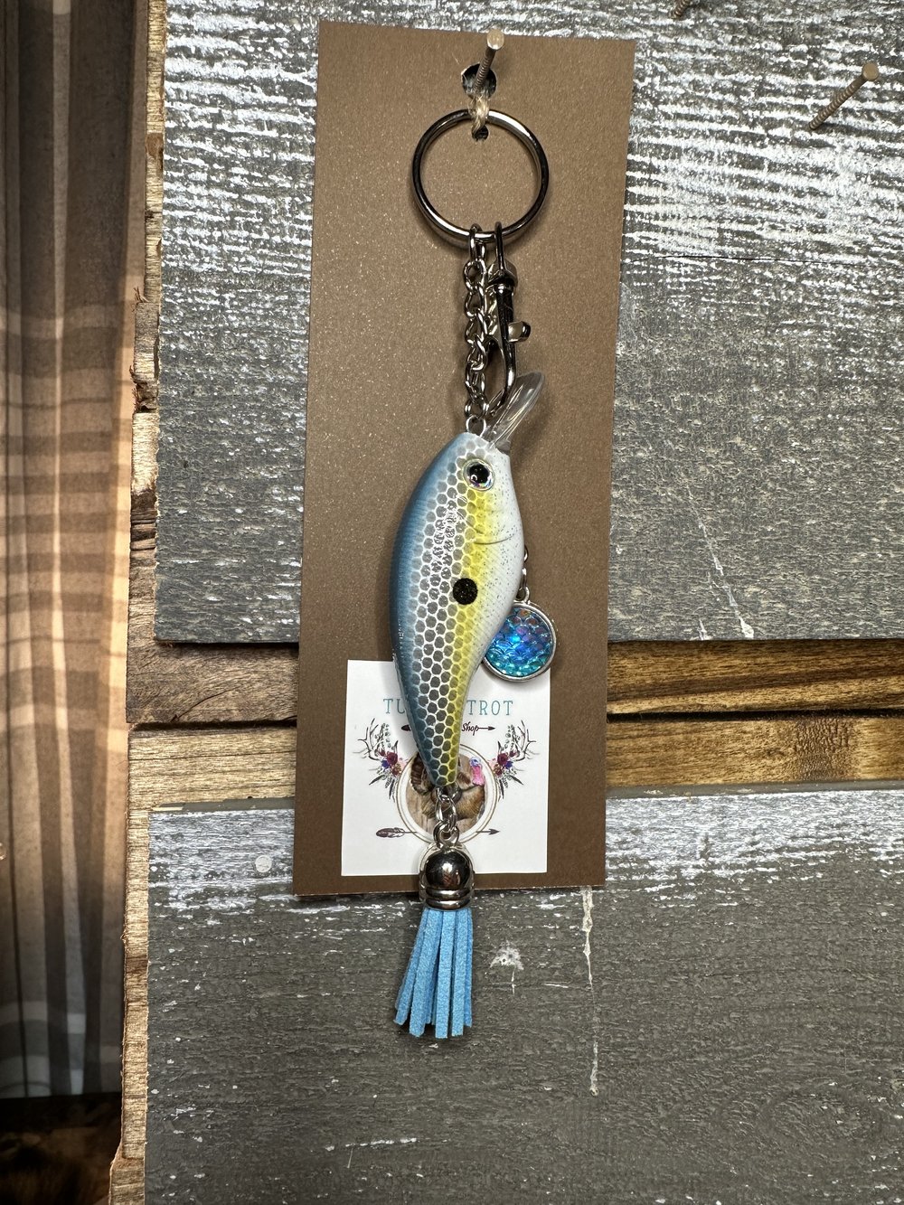 Fishing Lure Keychain #1 — Turkey Trot Farm & Shop LLC