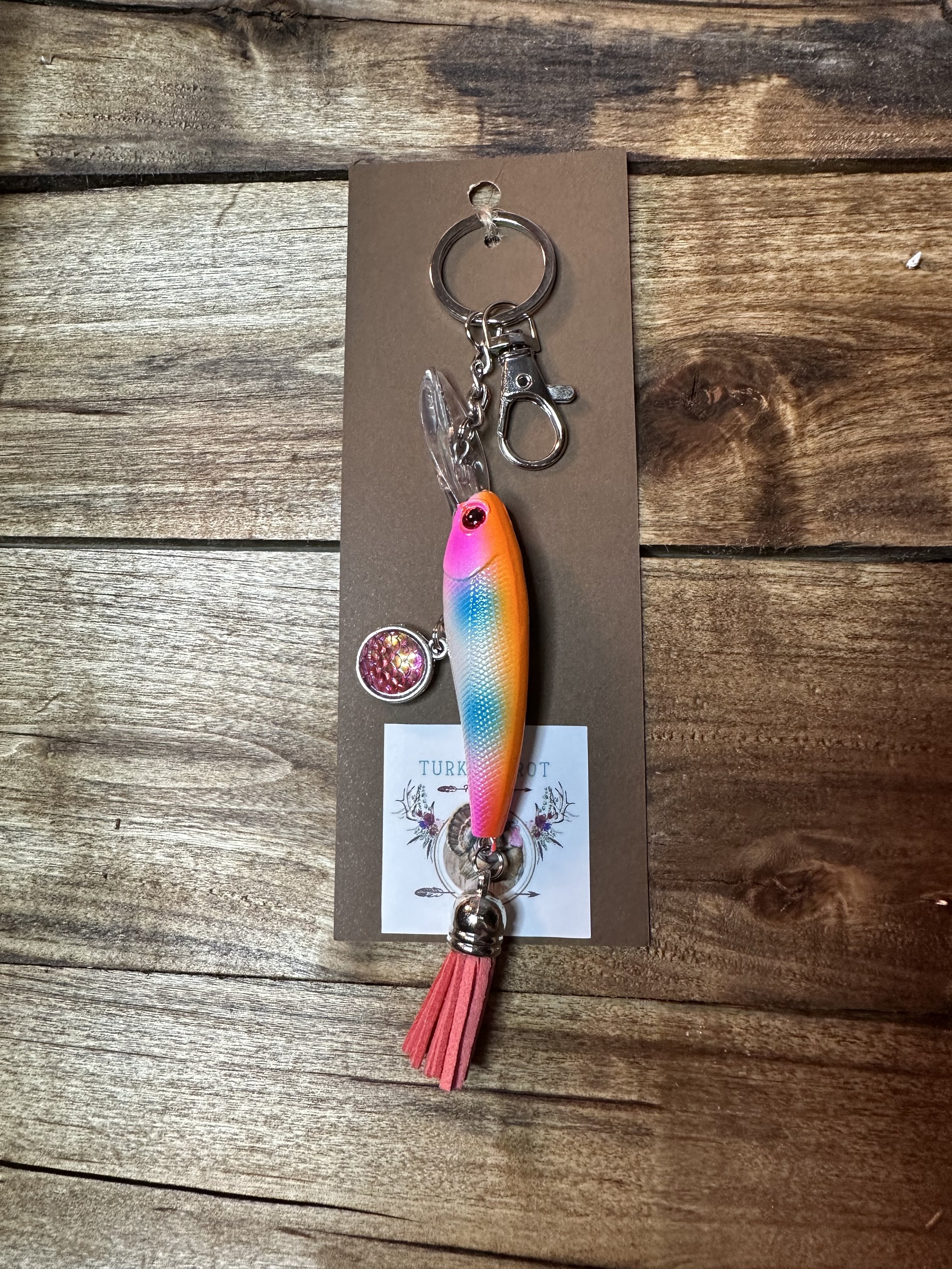 Fishing Lure Keychain #1 — Turkey Trot Farm & Shop LLC
