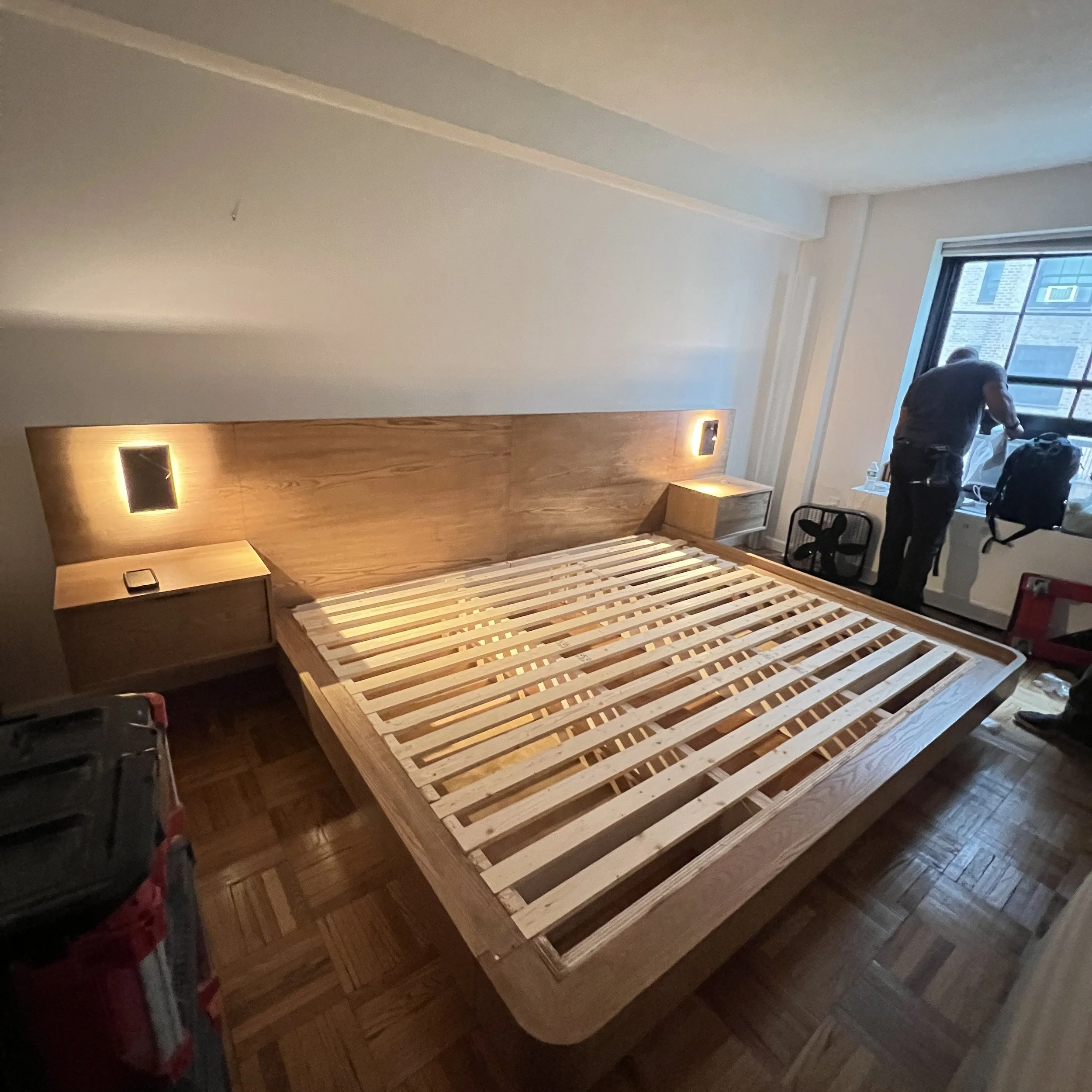 Custom Extra-Wide King Size Bed 