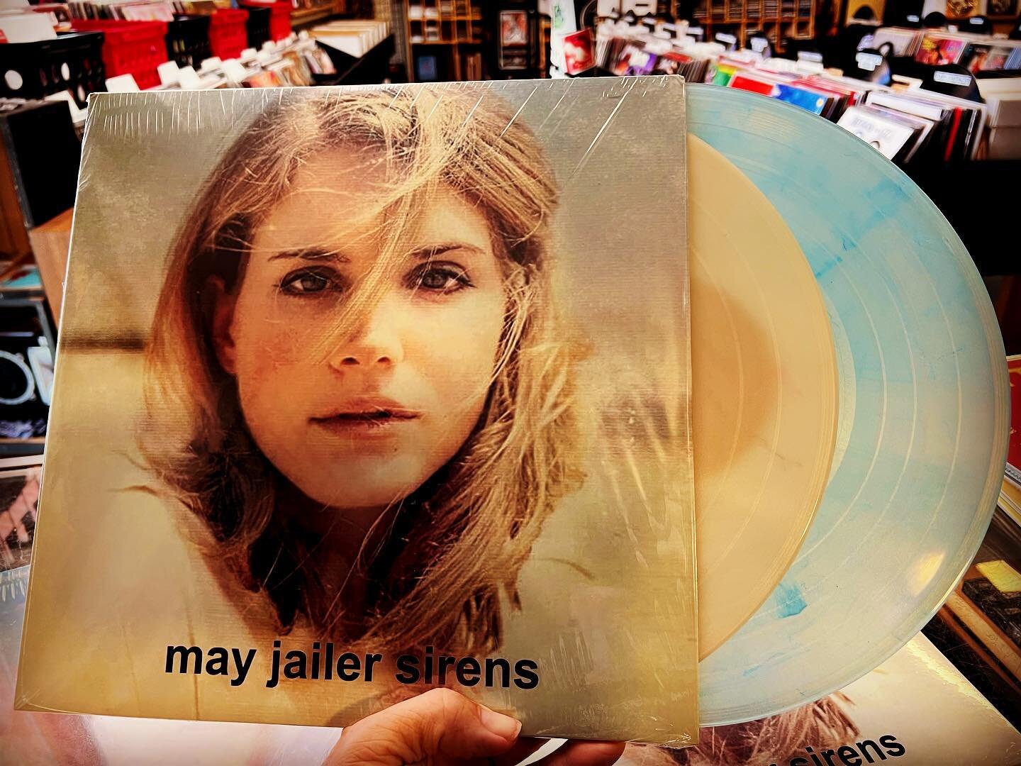 MAY JAILER aka LANA DEL REY &ldquo;sirens&rdquo; double LP on colored vinyl.  Only have a few of these available&hellip;..PM, call, or stop in the shop to grab a copy.  #lanadelrey #lanadelreyfans #indie #indiemusic #mayjailer #coloredvinyl #vinylrec