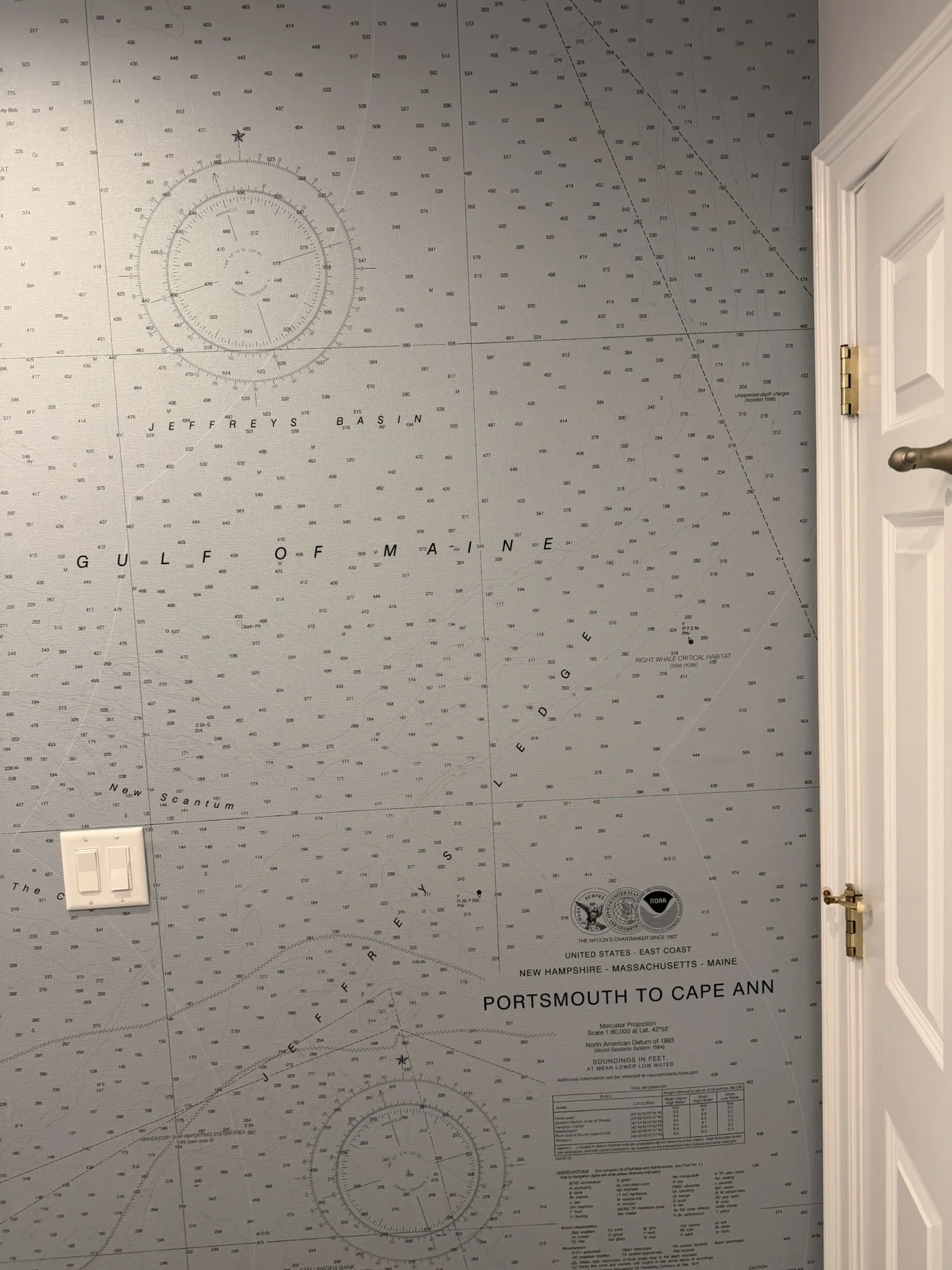 Cape Ann Nautical Chart Wallpaper (3).JPEG