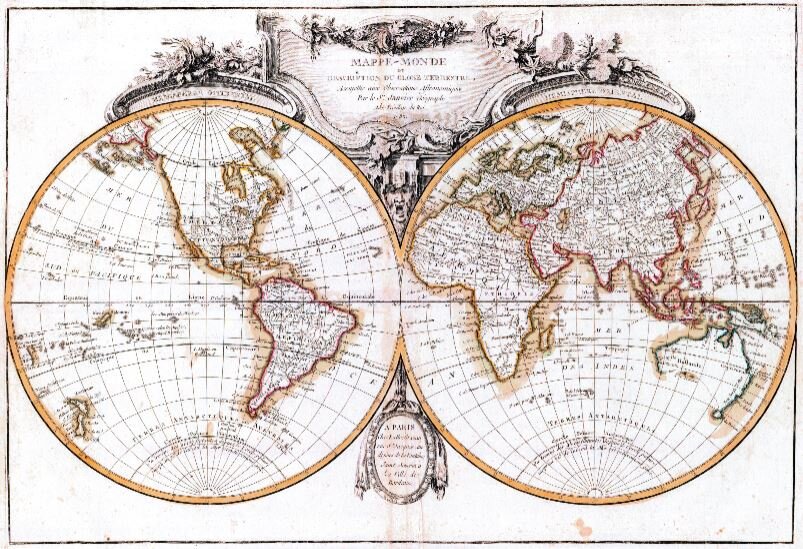 What's New, World? — Nautical Chart Wallpaper