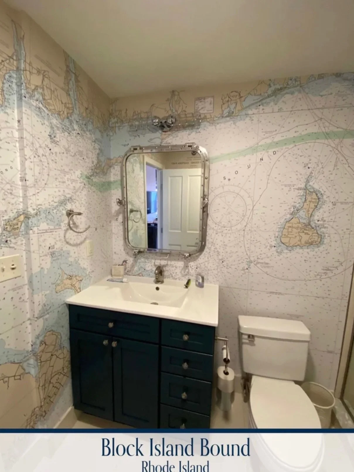 Welcome to this week&rsquo;s Wallpapered Weekly feature, where we highlight one of our favorite custom installs from our portfolio.

⛵️Block Island Bound⛵️

Steeped in seafaring appeal, this Block Island bathroom boasts our exclusive Long Island naut