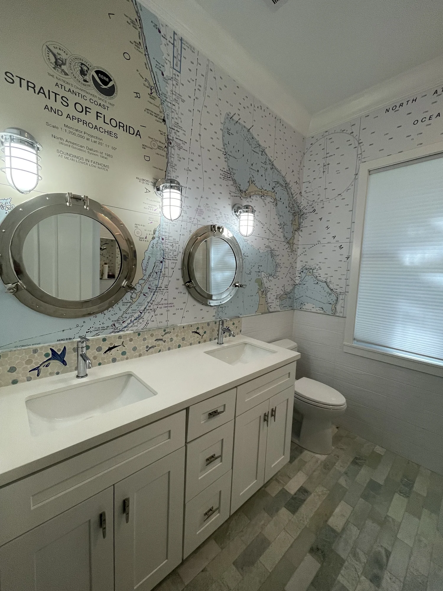 Steps to make your Custom Nautical Mural — Nautical Chart Wallpaper The