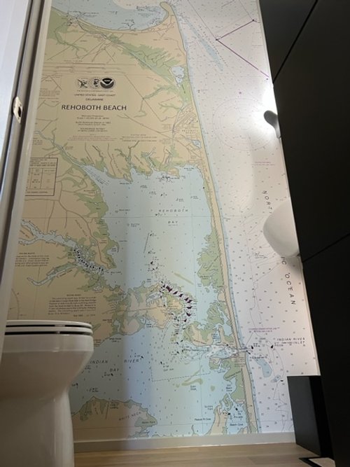 Rehoboth Bay Powder room 3