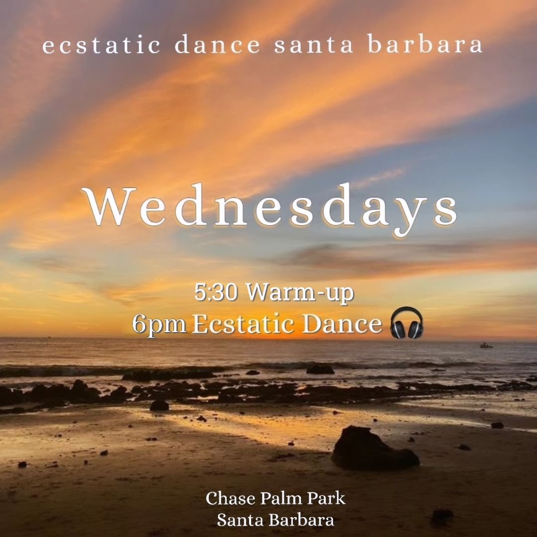 On Wednesdays, we dance! 
On the grass beside the beach at Chase Palm Park, Santa Barbara, CA.

A substance-free, live-DJ, get-down dance party where we create a space for you to move however you wish to amazing music ~in nature~. Go on an inner medi