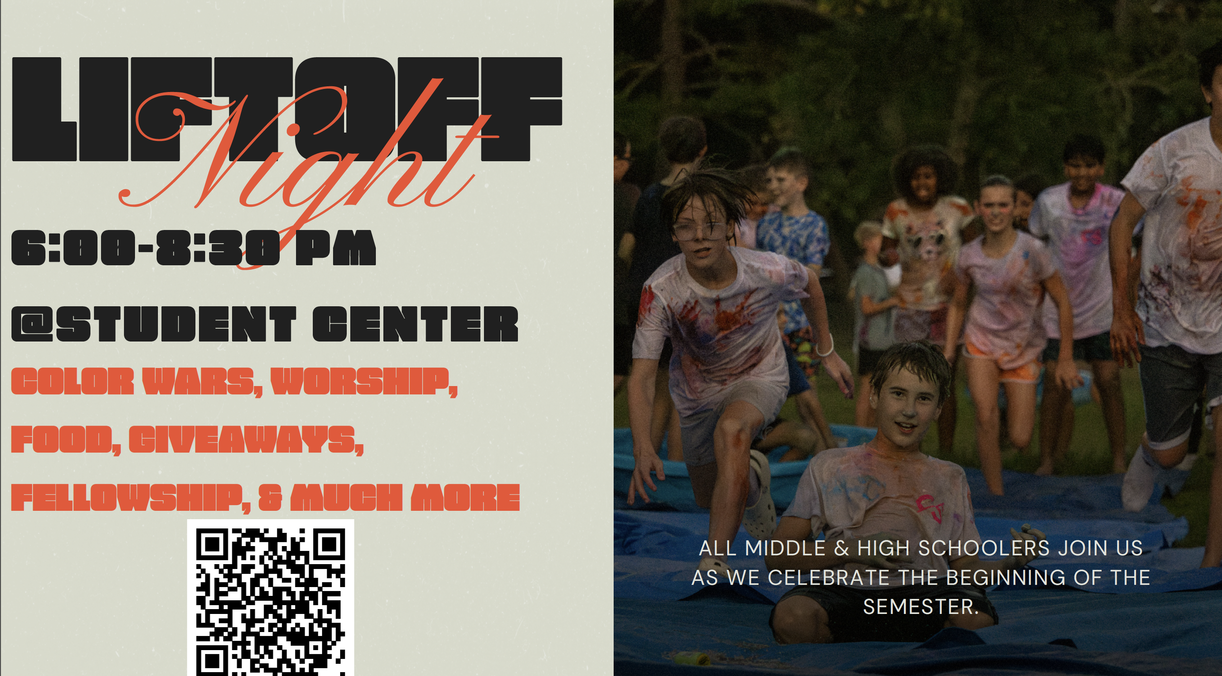 Liftoff / City Students!