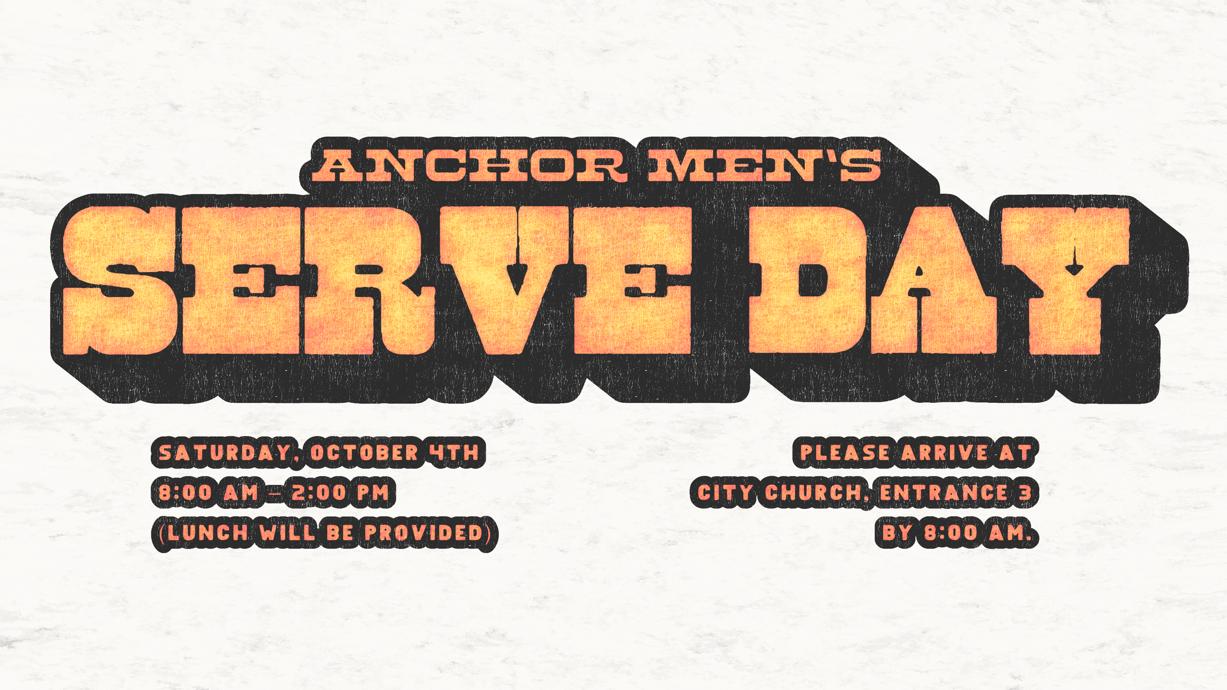 Anchor Men's Serve Day