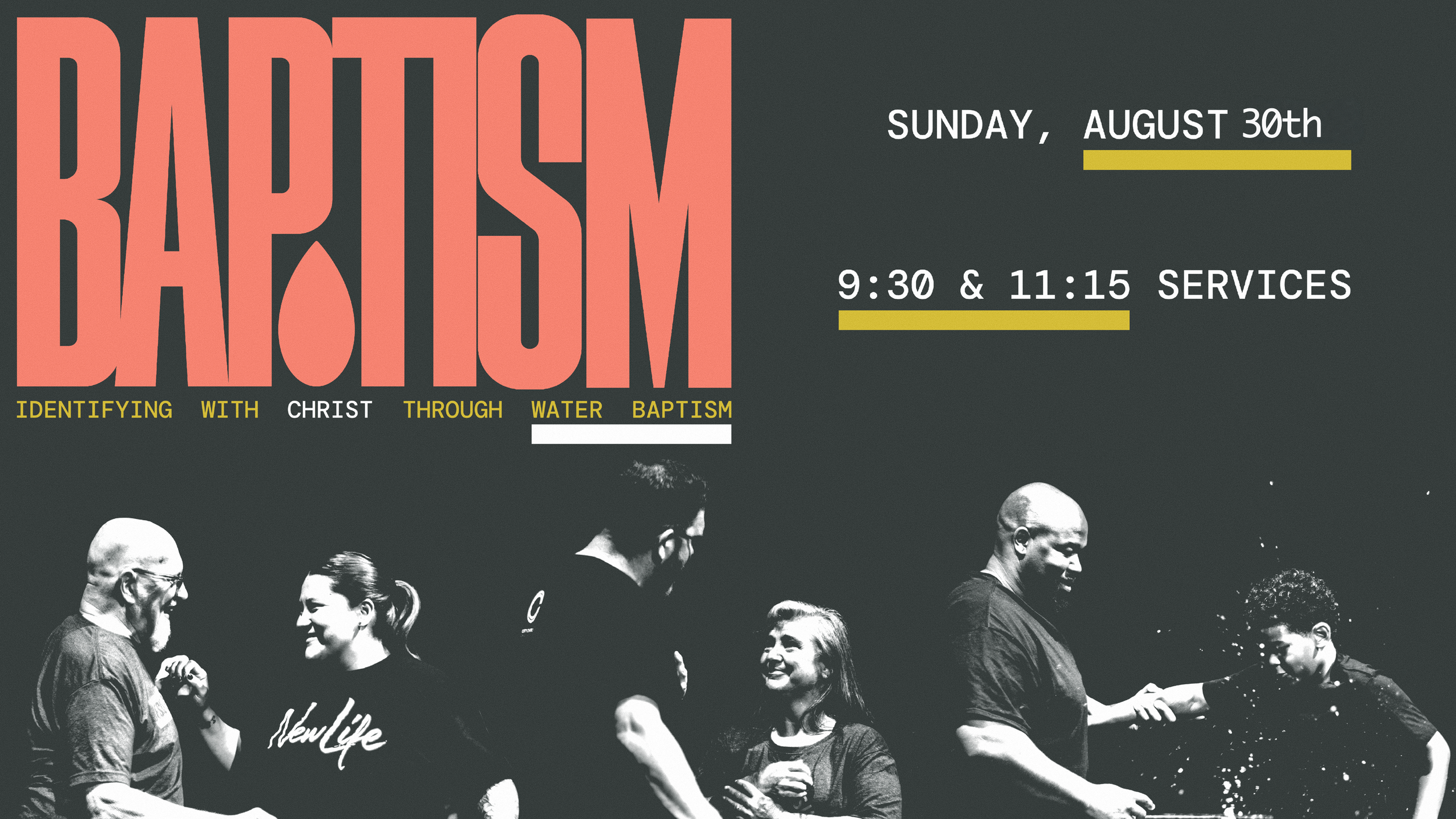 Ready to take your next step? Baptism Sunday is this Sunday!