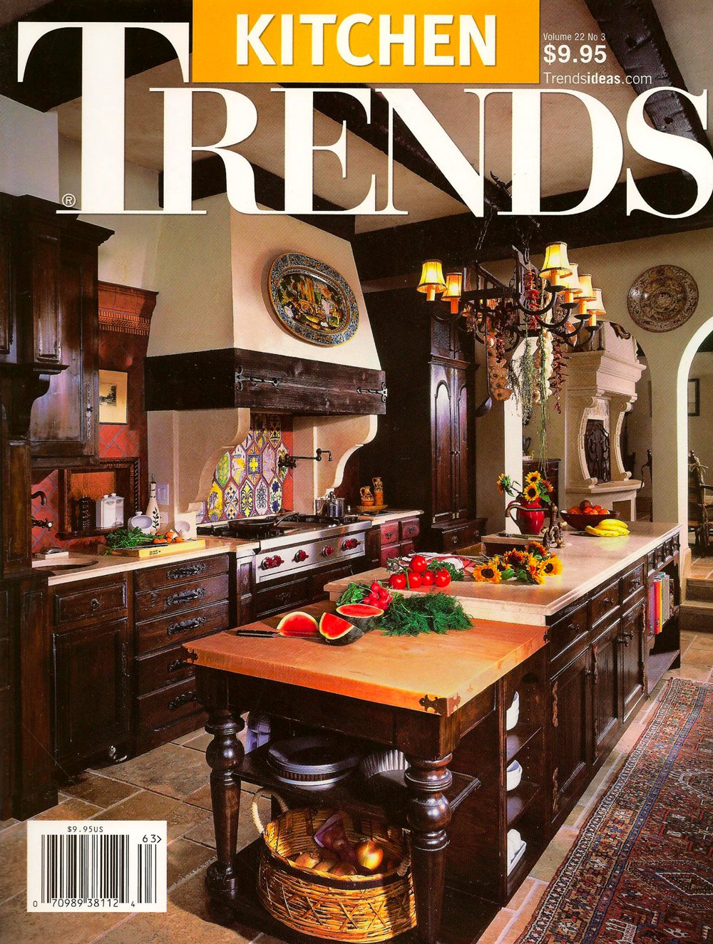 Kitchen trends magazine cover