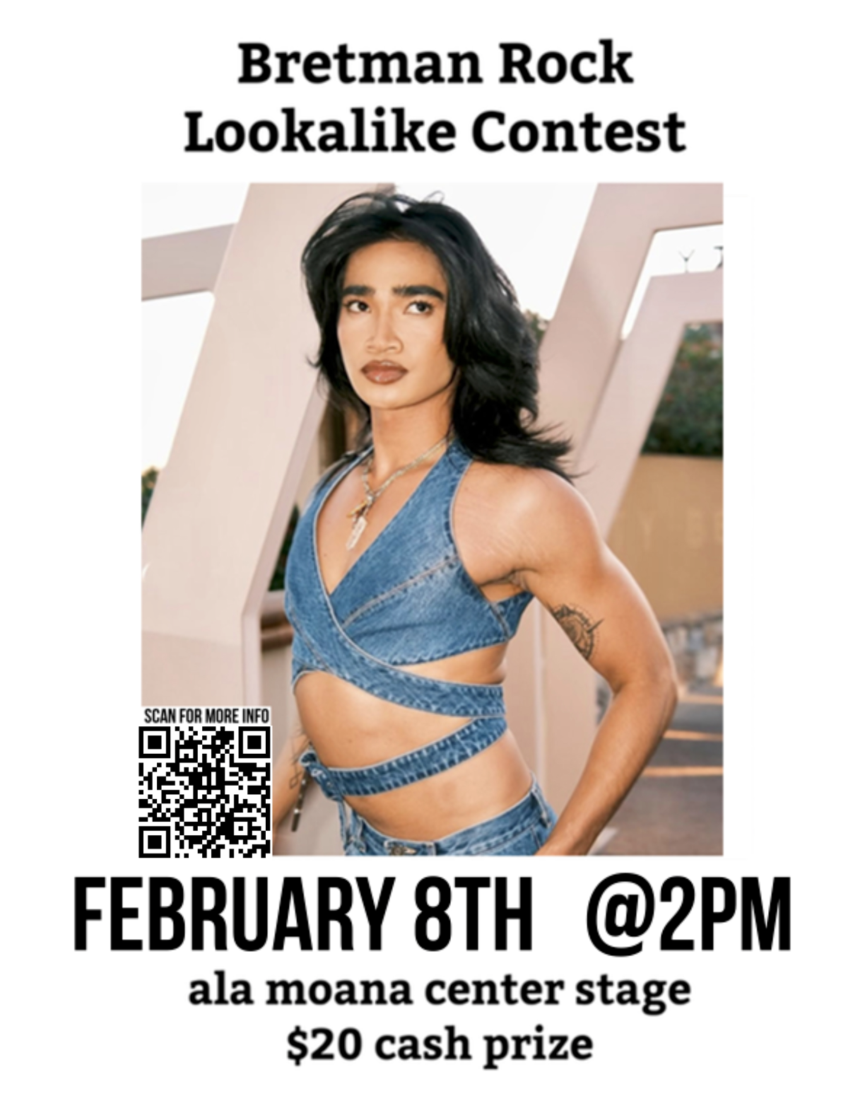 BRETMAN ROCK LOOK ALIKE CONTEST