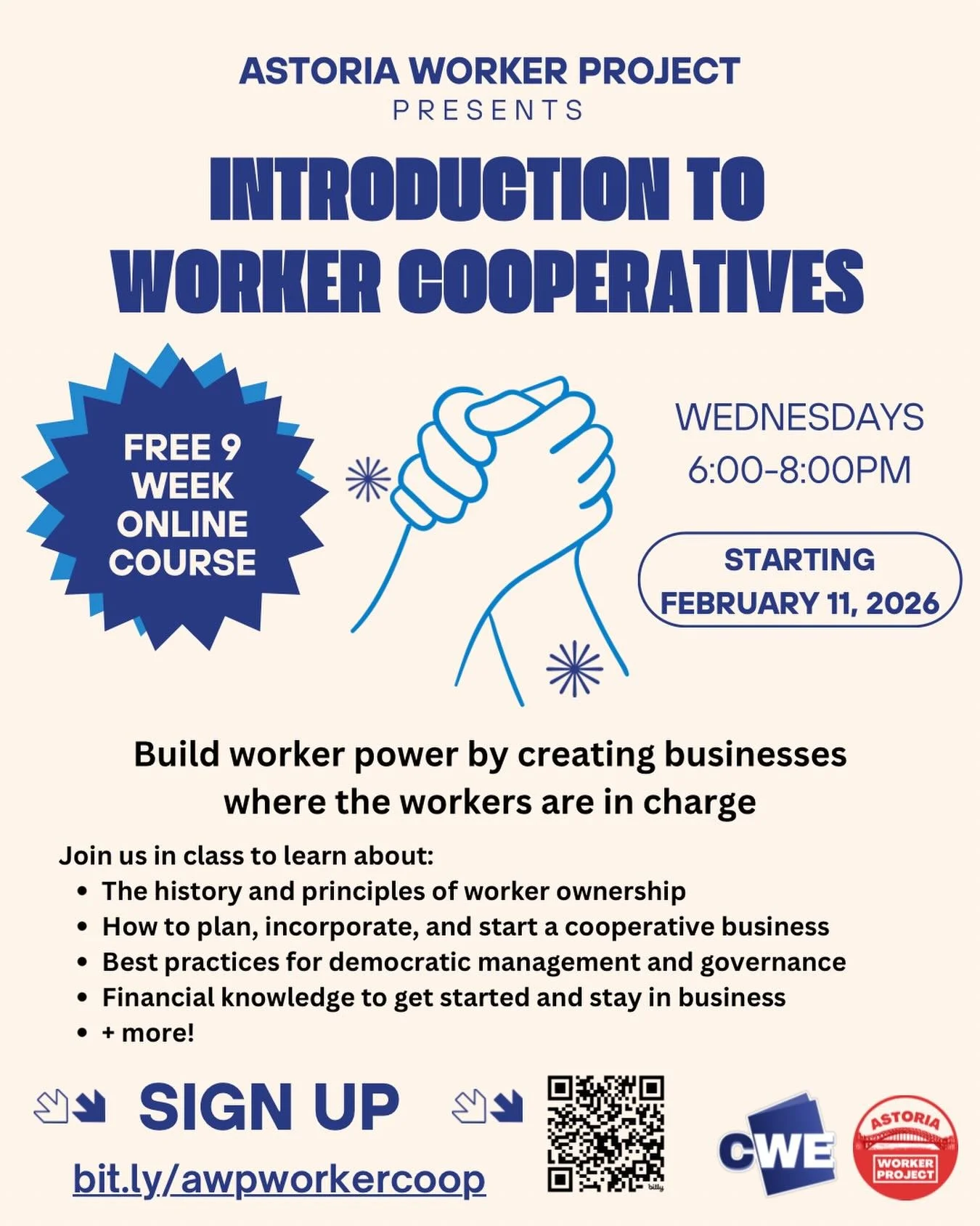 Are you looking to start a business? Looking to sell your business? Just interested in learning more radical and non-capitalist approaches to business ownership? We are back with another co-op 101 series, starting Feb 11! Classes are free and held on