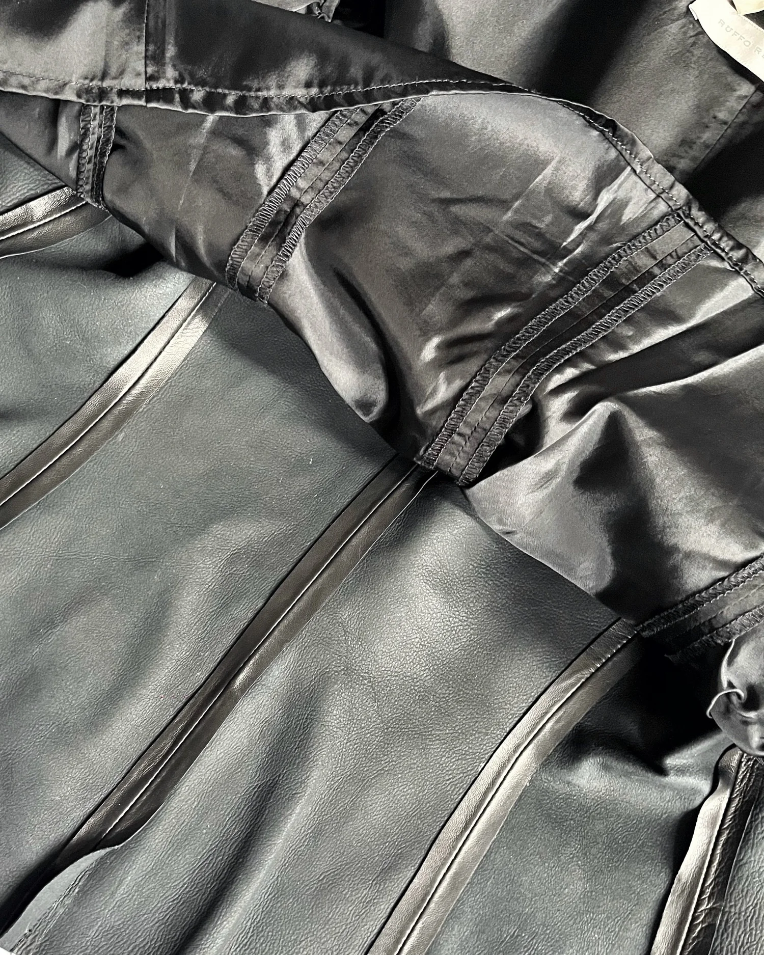 Ruffo Research FW2000 by AF Vandevorst leather jacket — archaism