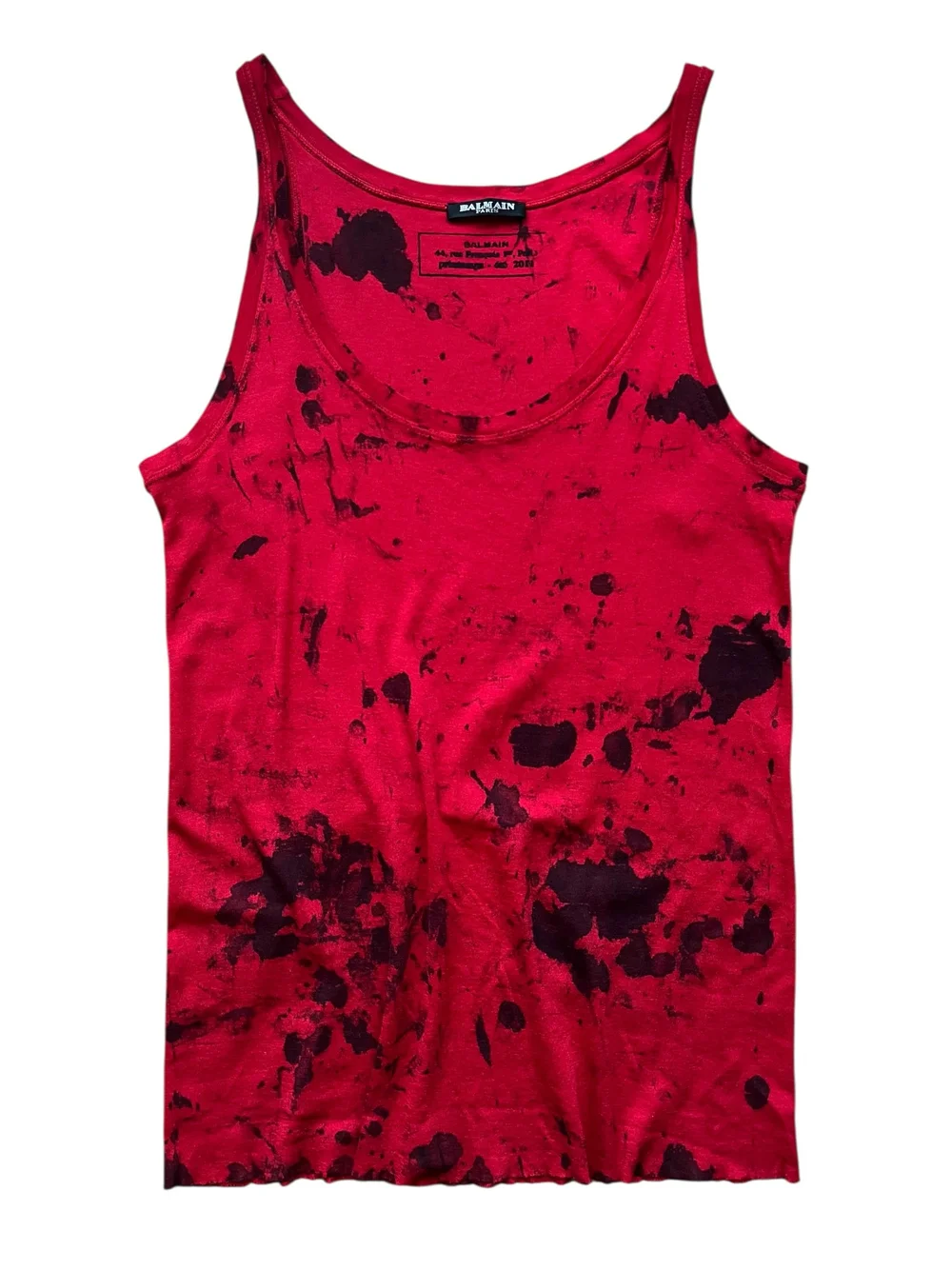 BALMAIN SS/2011 blood stained top by Christophe Decarnin