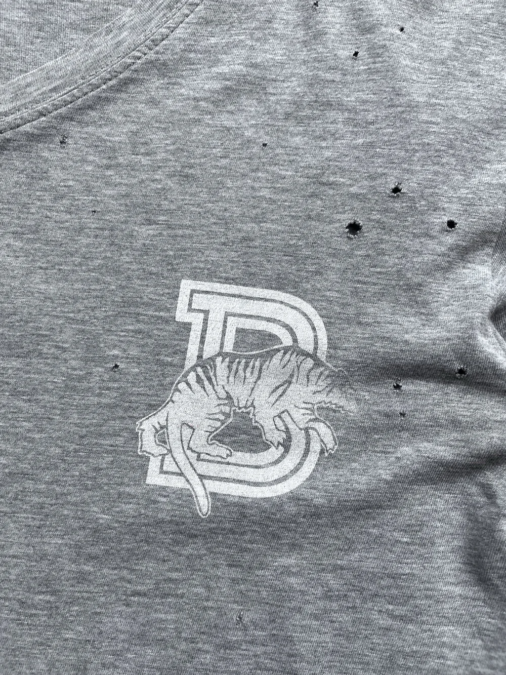 Balmain SS/2011 Shotgun bullet holes T-shirt by Christophe